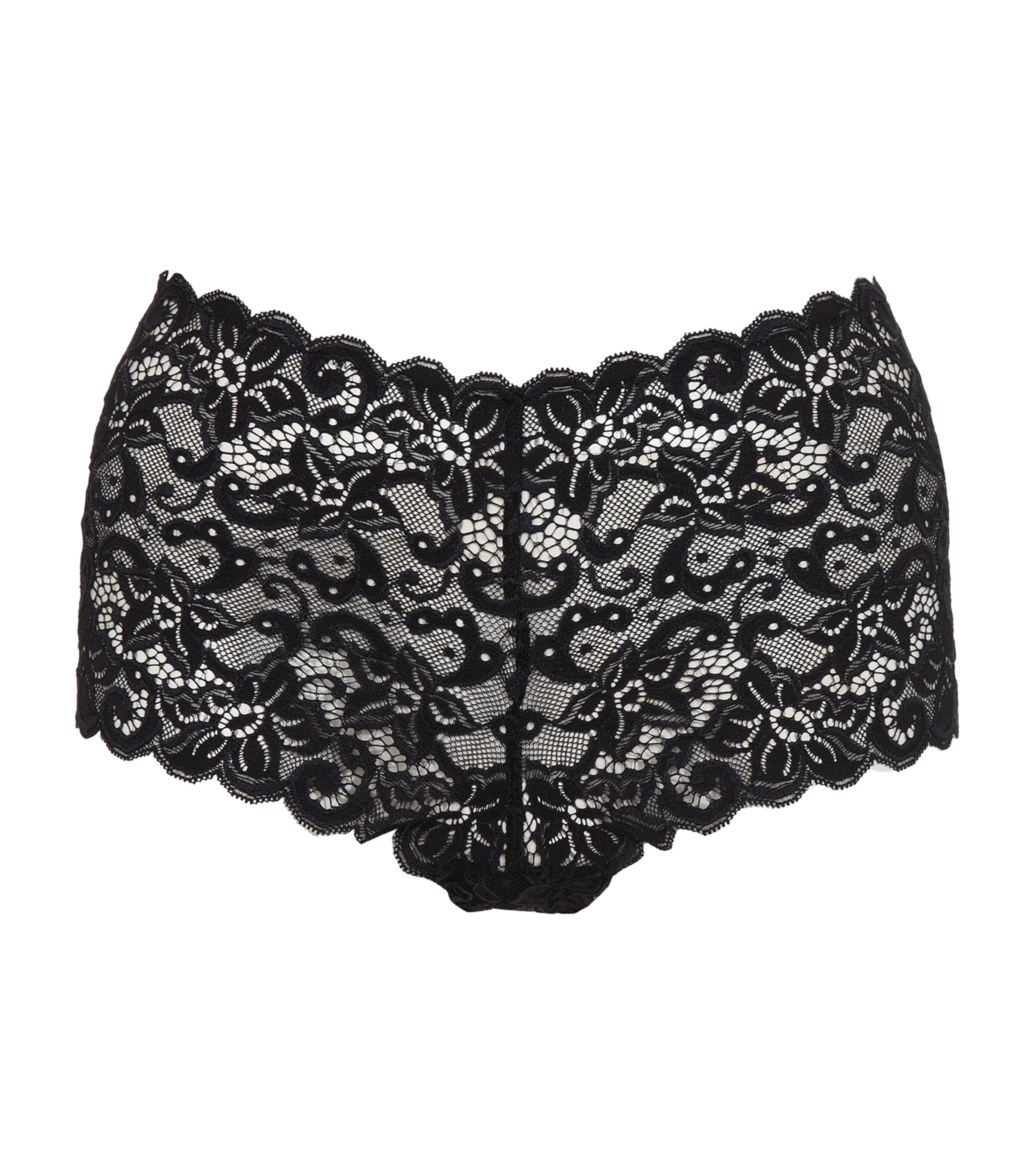 Shop Hanro Moments Lace Short In Black