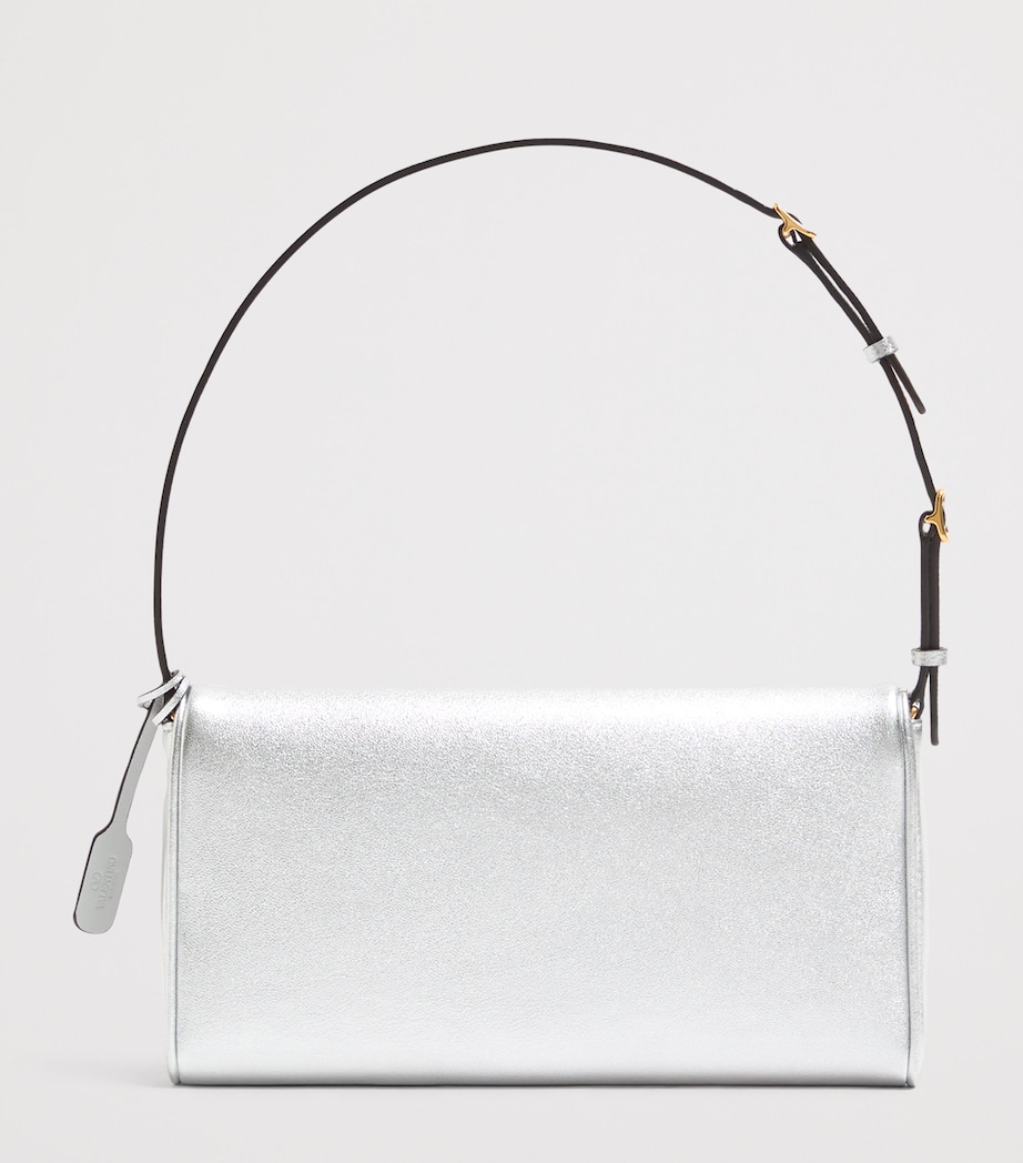 Valentino Garavani Small Leather DeVain Shoulder Bag Image 4