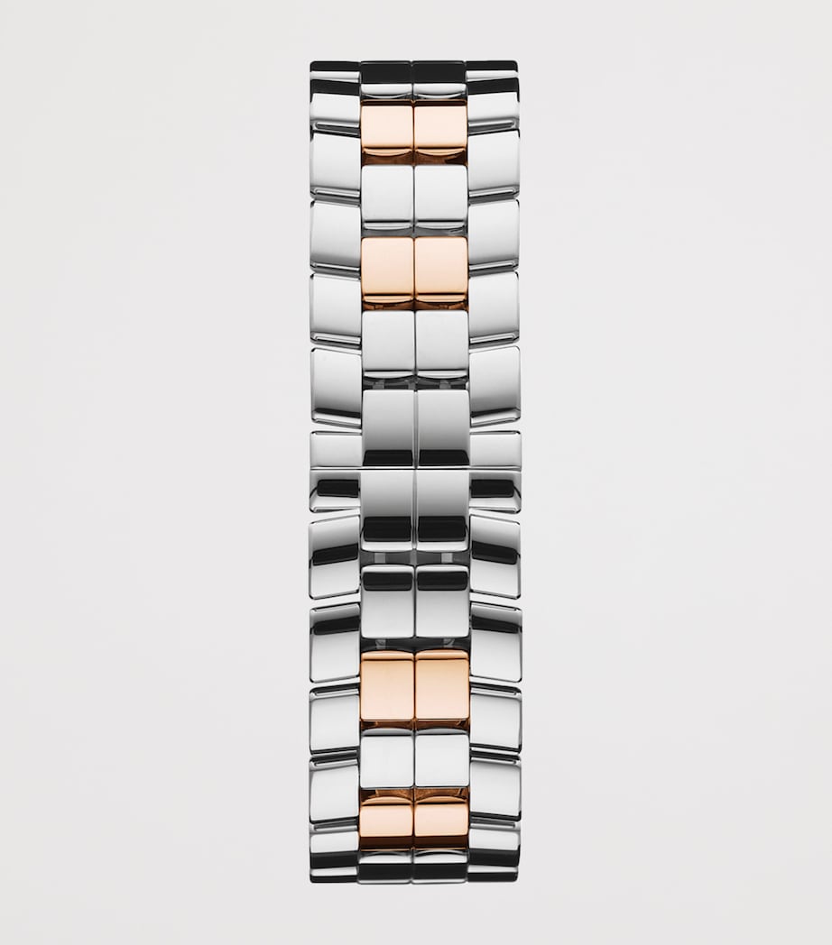 Stainless Steel, Rose Gold and Diamond Happy Sport Watch 36mm ROSE GOLD/STAINLESS Image 4