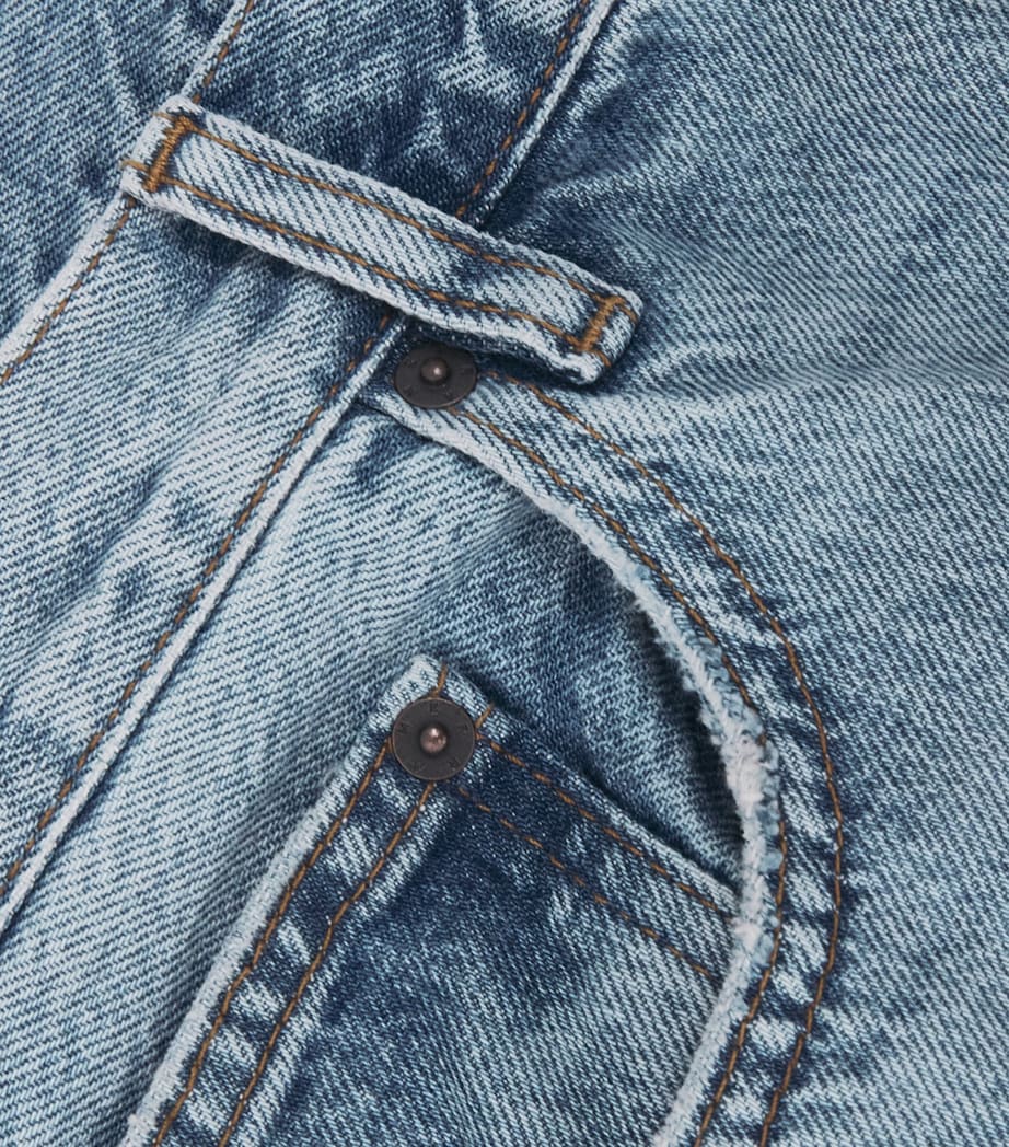 FRAME Mens The Straight Jeans Fldt Image 6