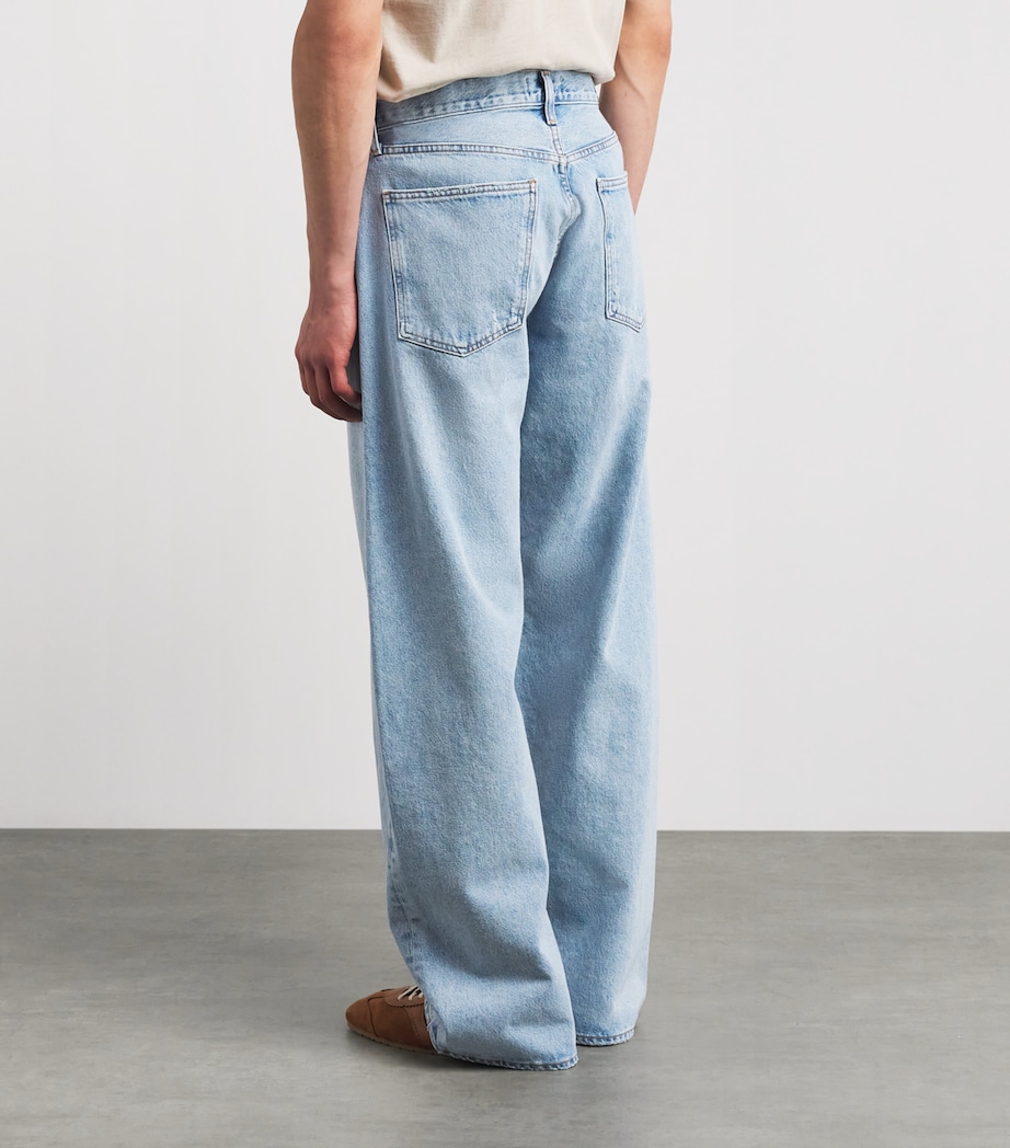 AGOLDE Mens Afton Wide-Leg Jeans Orten (lt Vint Ind) Image 5