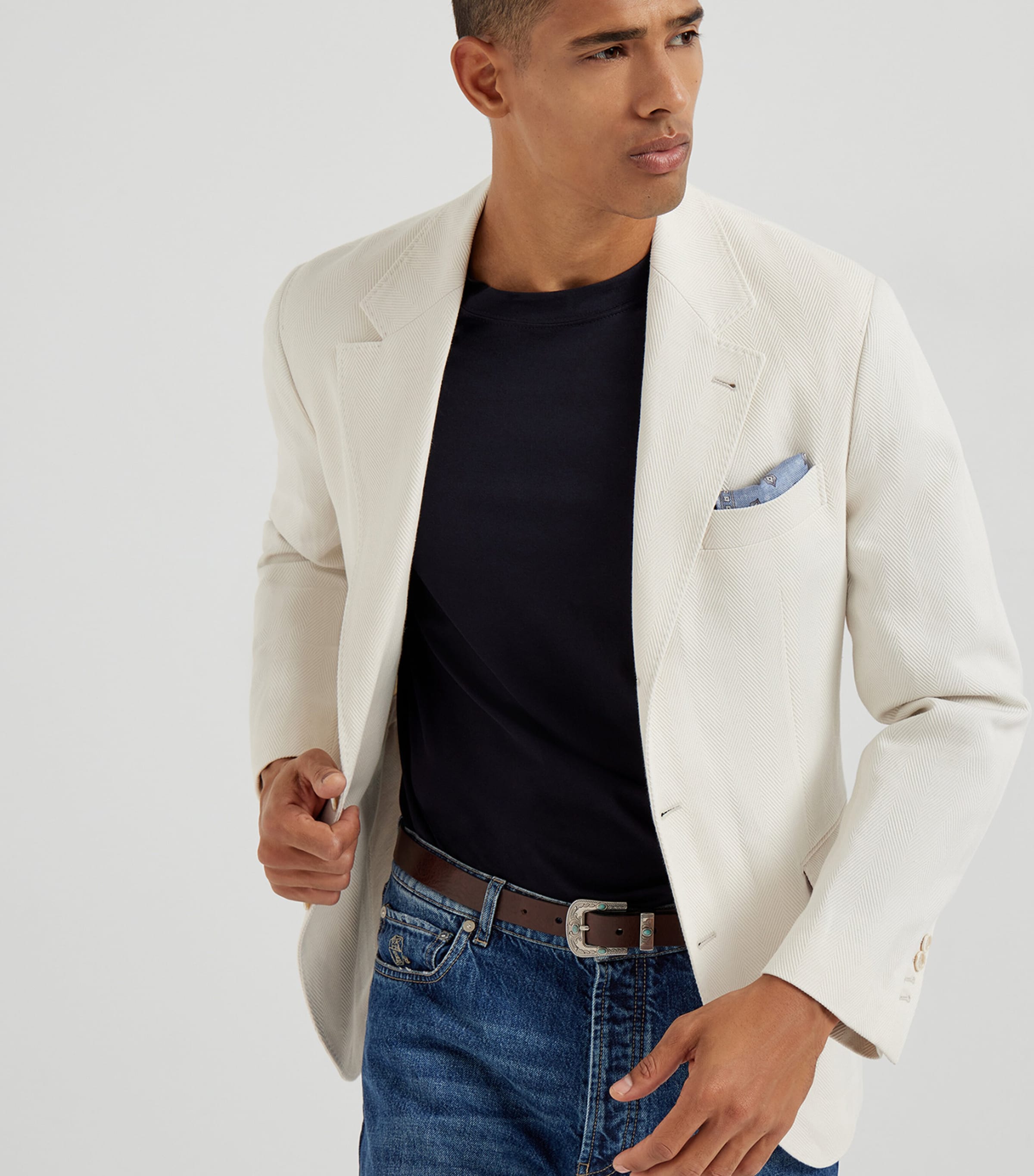 Cotton Long-Sleeve T-Shirt C4425 Image 5