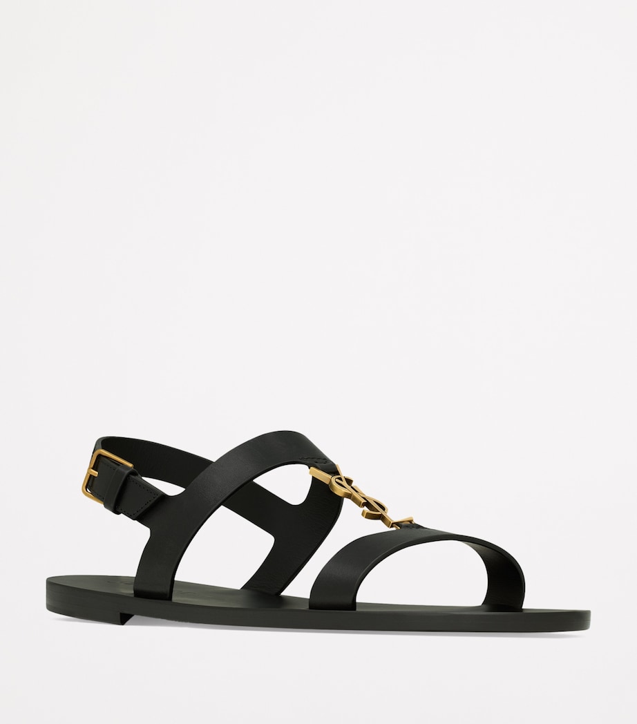Calfskin Cassandre Flat Sandals 1000 Image 3