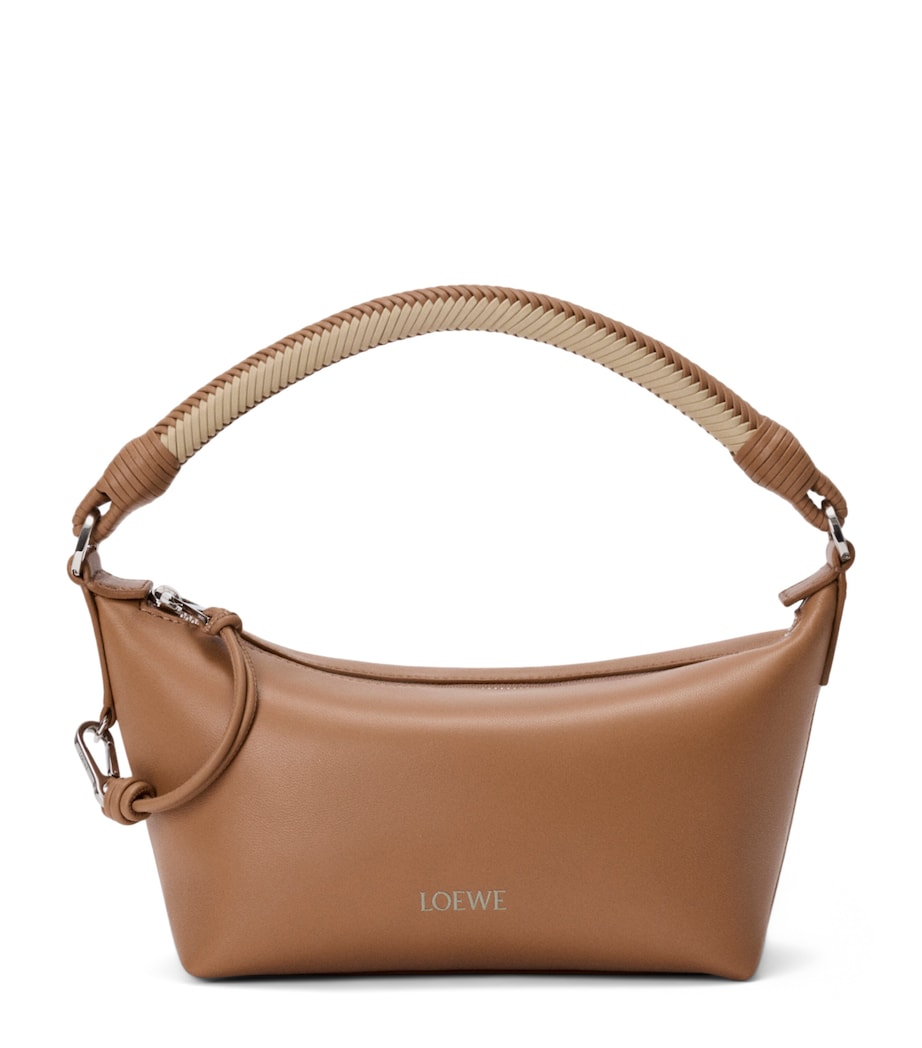 LOEWE Nappa Leather Cala Top-Handle Bag Mocha/beige Image 1