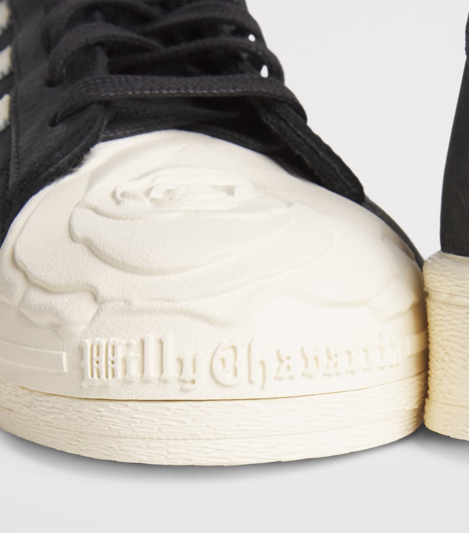 Willy Chavarria x adidas Originals Superstar Sneakers Black/white/gold Image 7