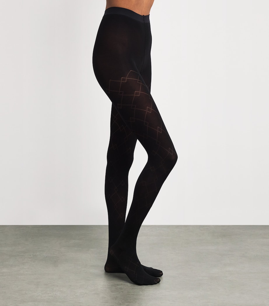 Check Mate Tights 3009 BLACK Image 2