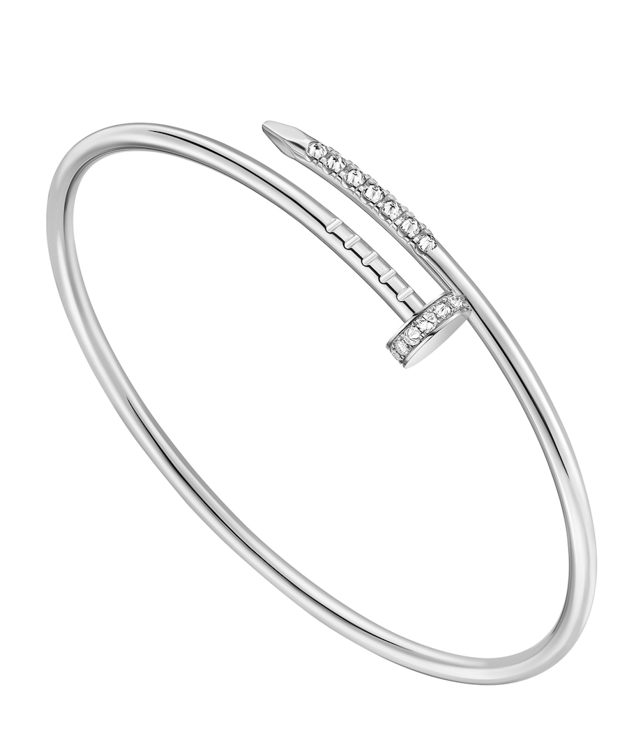 Small White Gold and Diamond Juste Un Clou Bracelet WHITE GOLD Image 1