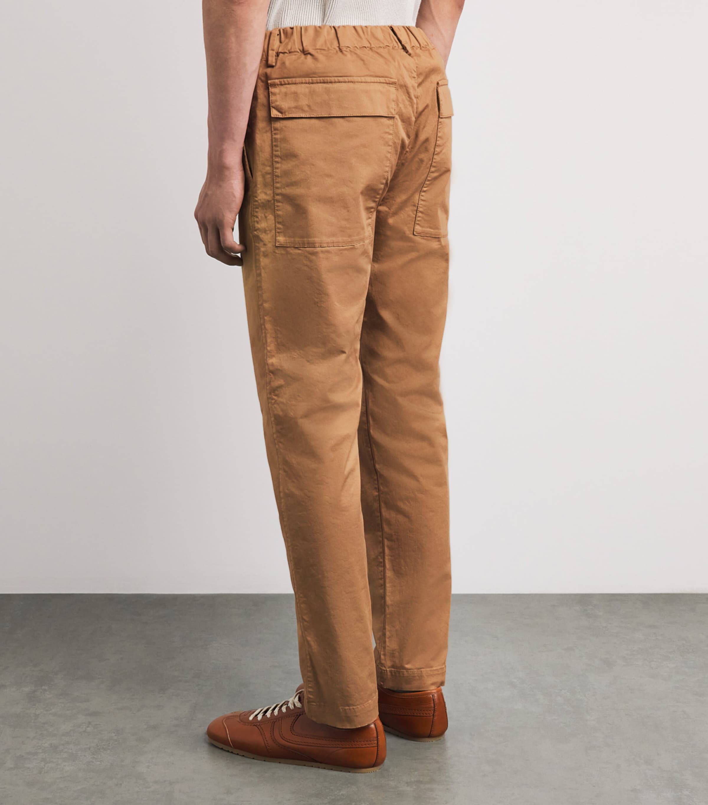Barena Mens Technical Chinos Khaki Image 5