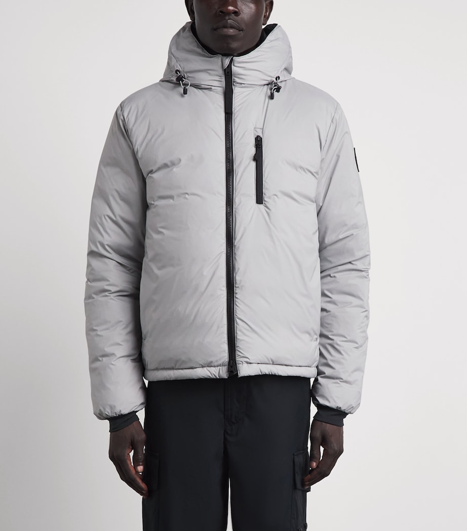 Canada Goose Mens Lodge Hooded Jacket Stratus Grey Image 4