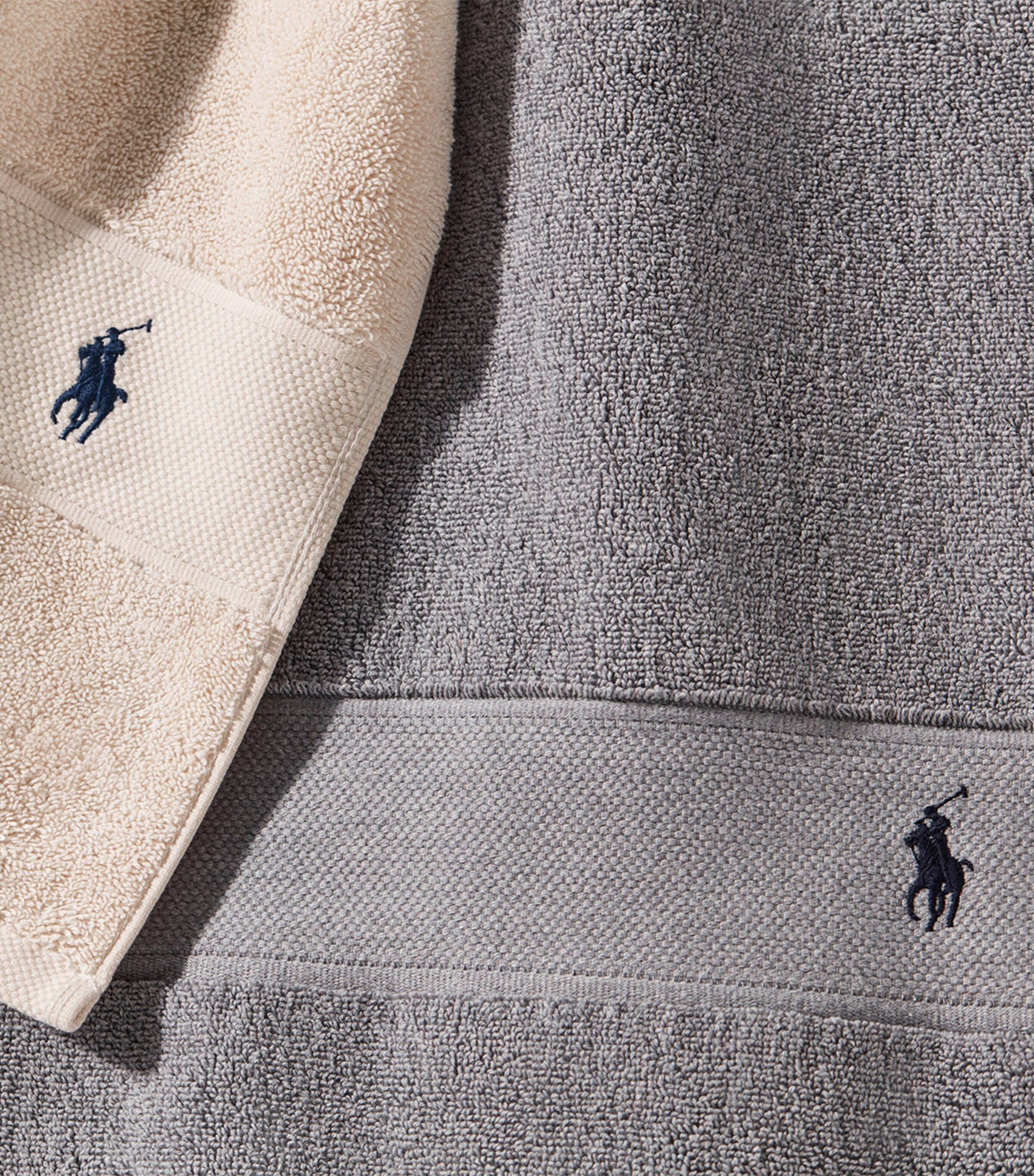 Polo Player Hand Towel (50cm x 100cm) ANDOVER HEATHER Image 4