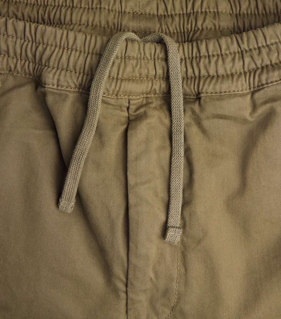 Stretch-Cotton Cargo Trousers 683 IVY GREEN Image 5