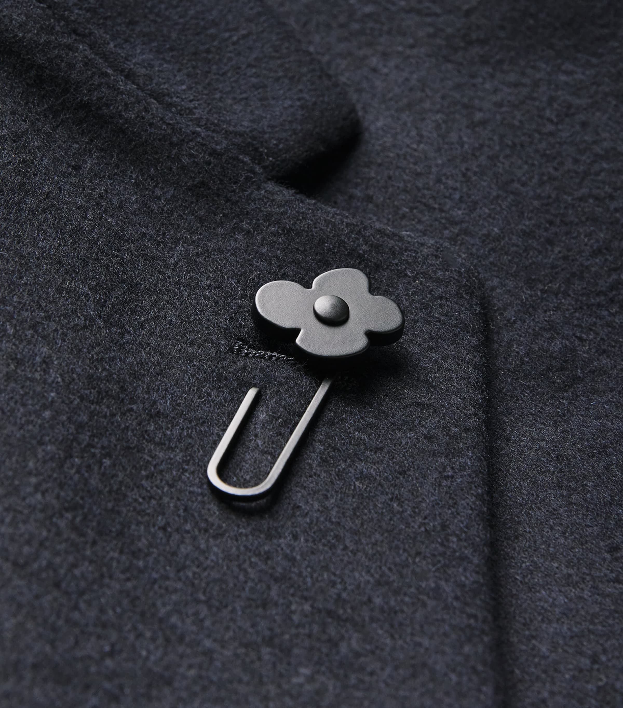 Virgin Wool Overcoat 850 NAVY Image 5