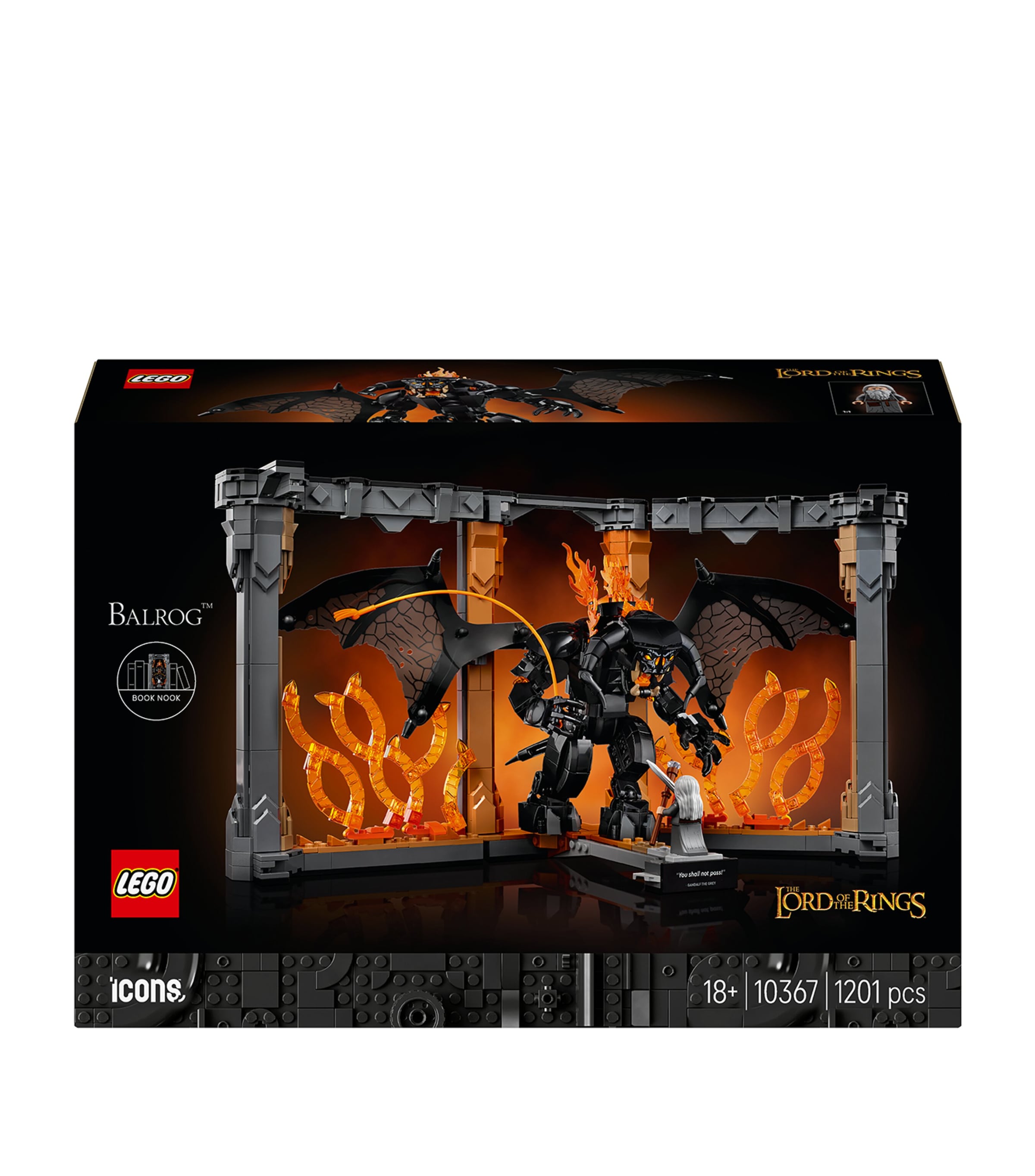 Icons The Lord of the Rings: Balrog Book Nook 10367 MULTI Image 3