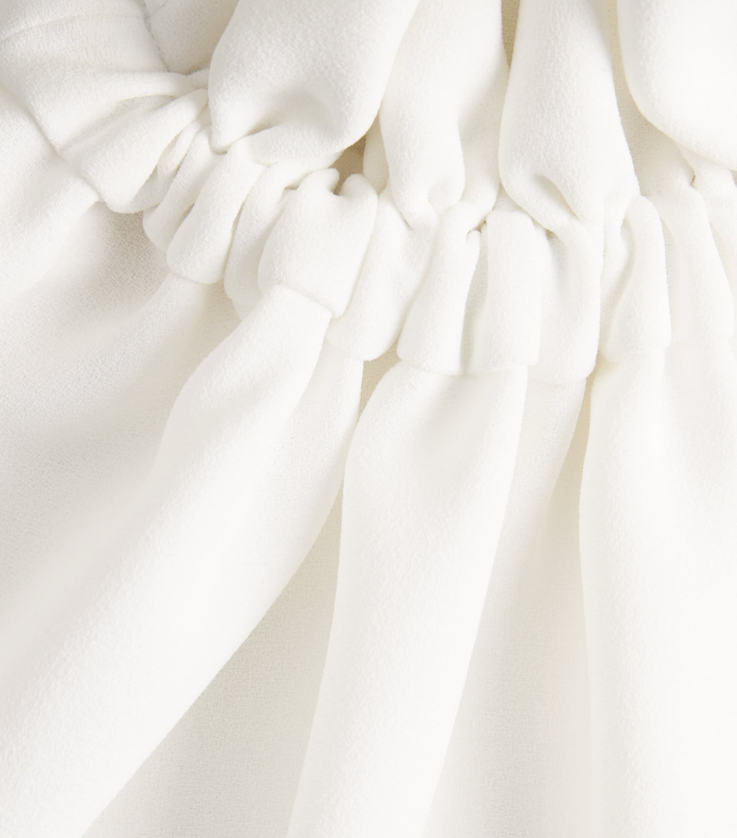 Edeline Lee Womens Ruff Blouse Ivory Image 6