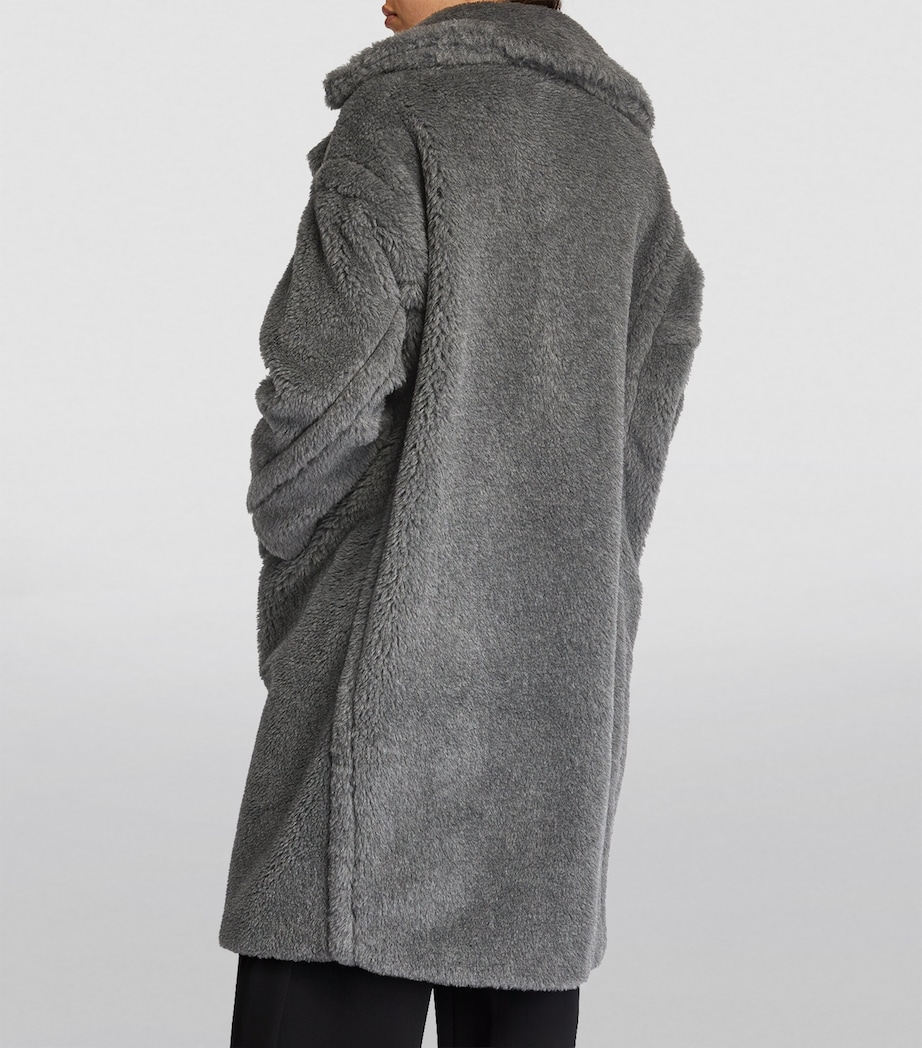 Teddy Bear Icon Coat MEDIUM GREY Image 4