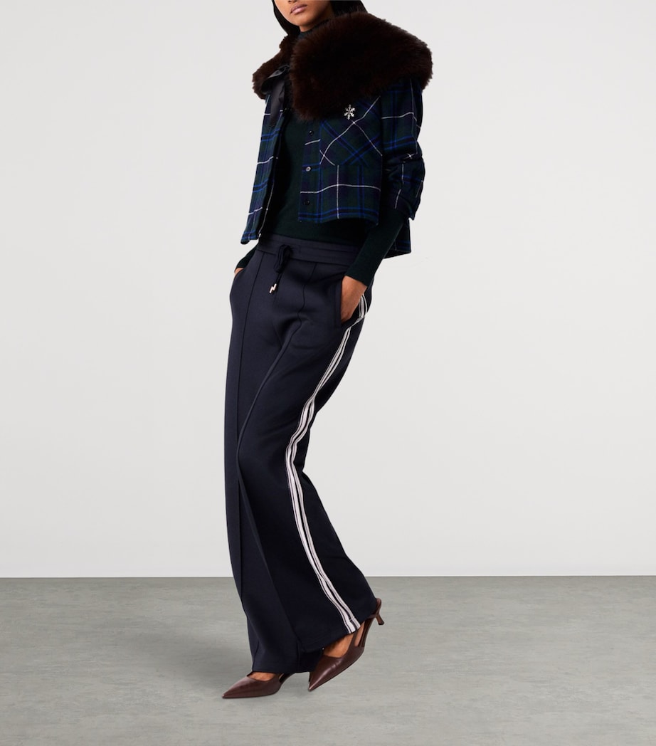 Maje Womens Drawstring Sweatpants Navy Image 5
