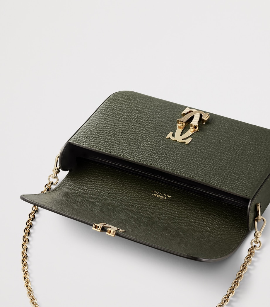 Mini Leather C de Cartier Shoulder Bag GREEN Image 4