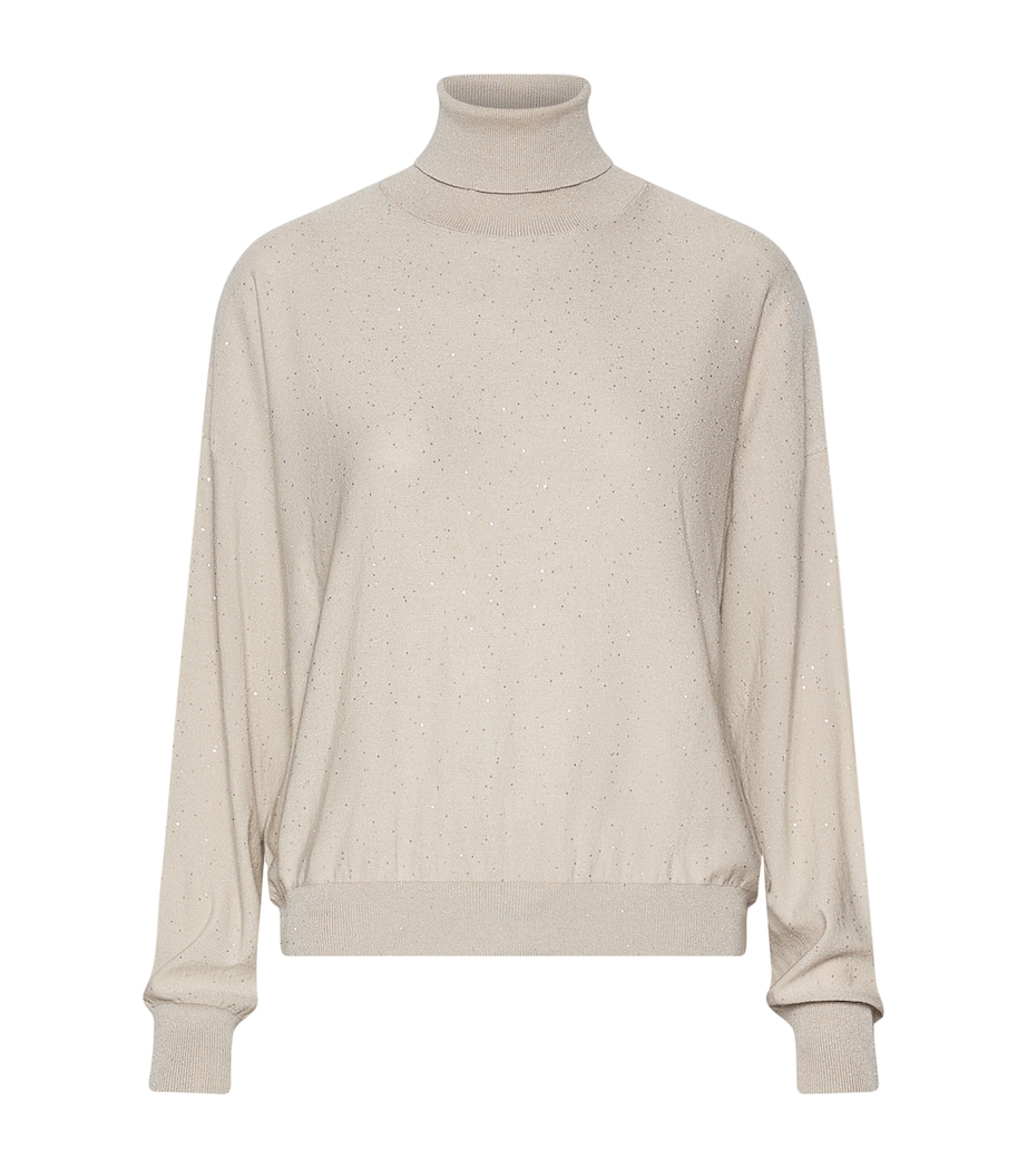 Marella Womens Sequinned Sweater Turtledove Image 1