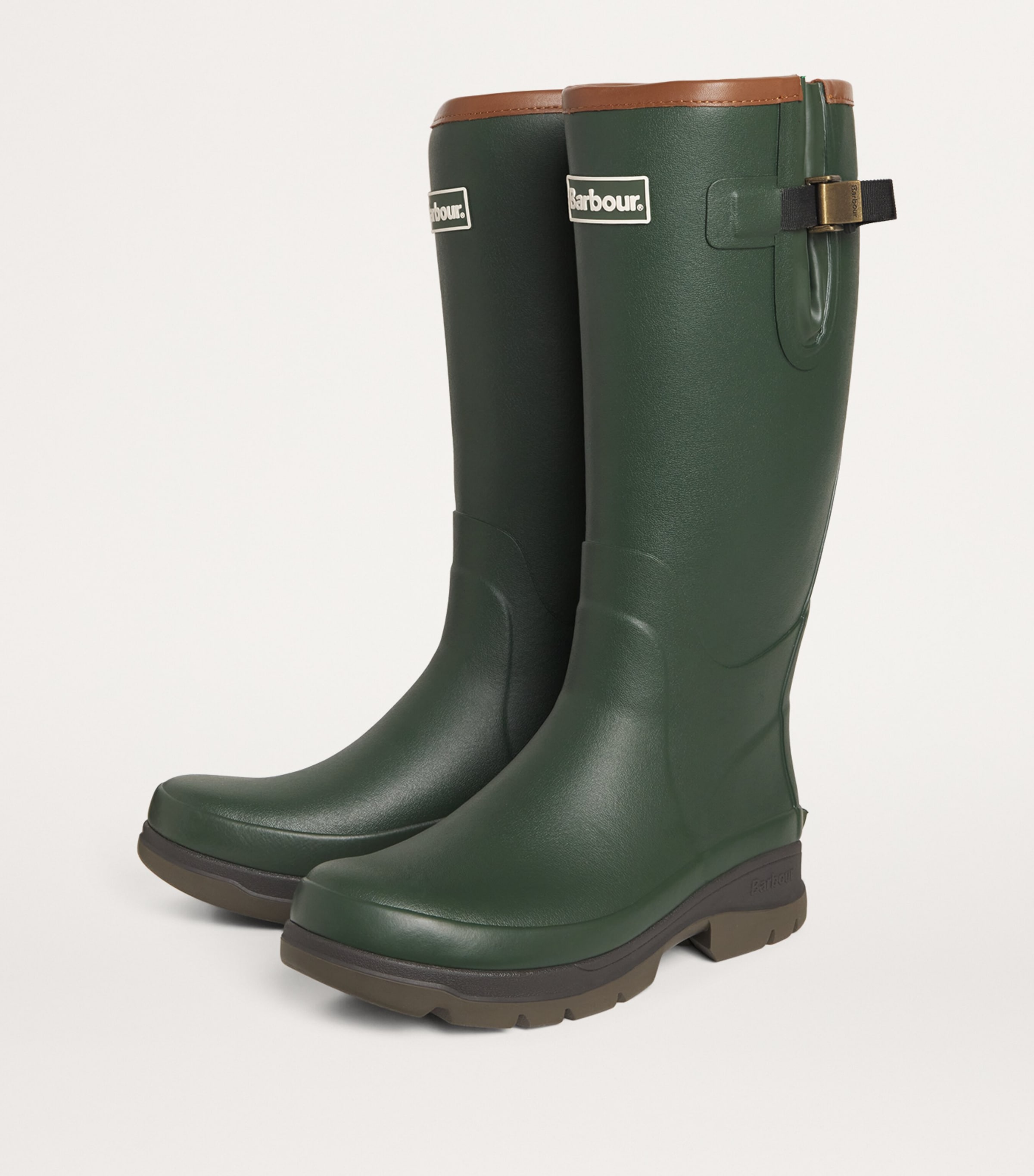 Barbour Green Tempest Wellington Boots Harrods UK