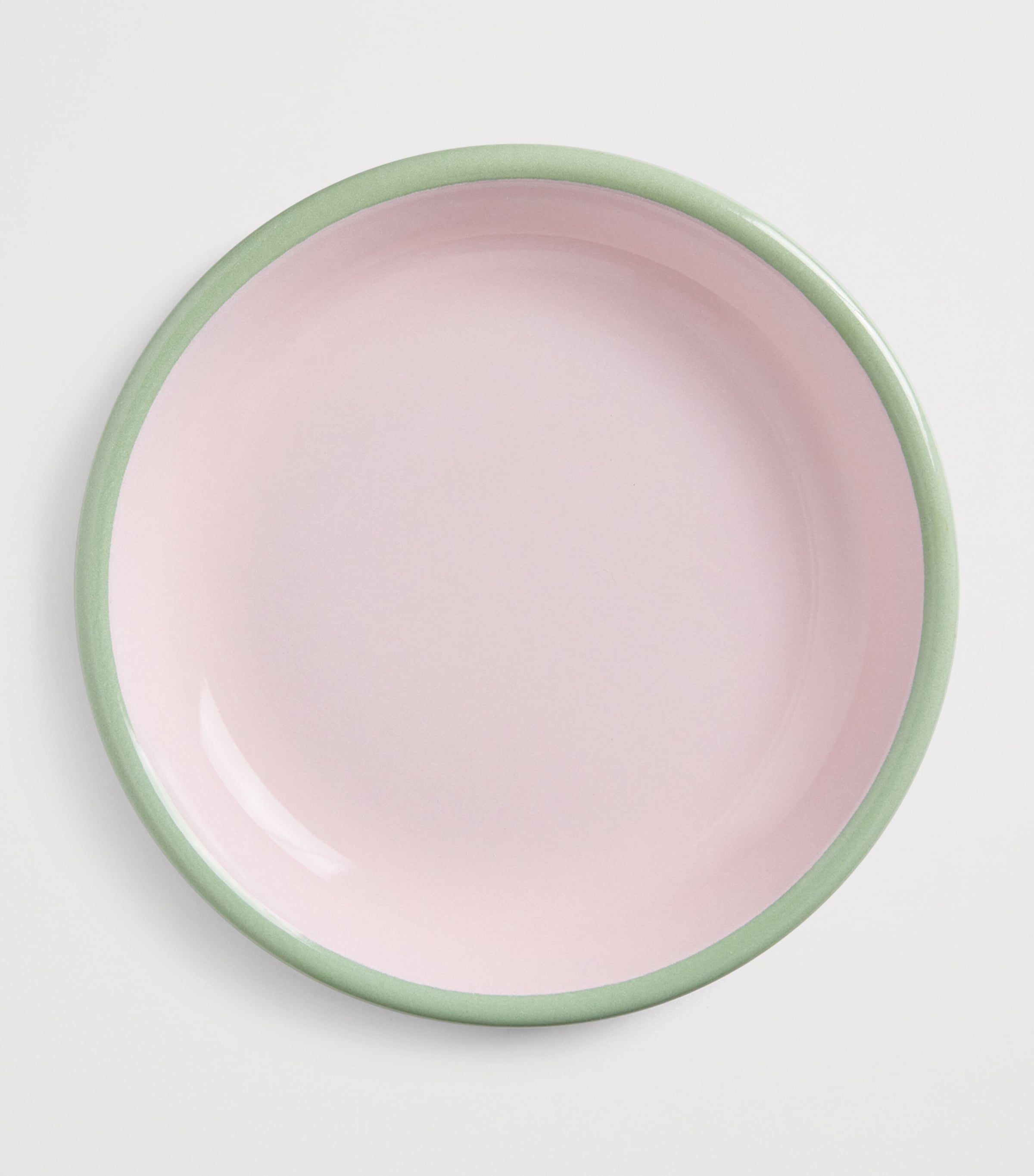 Harrods Enamel Plate (18cm) Pink Image 2