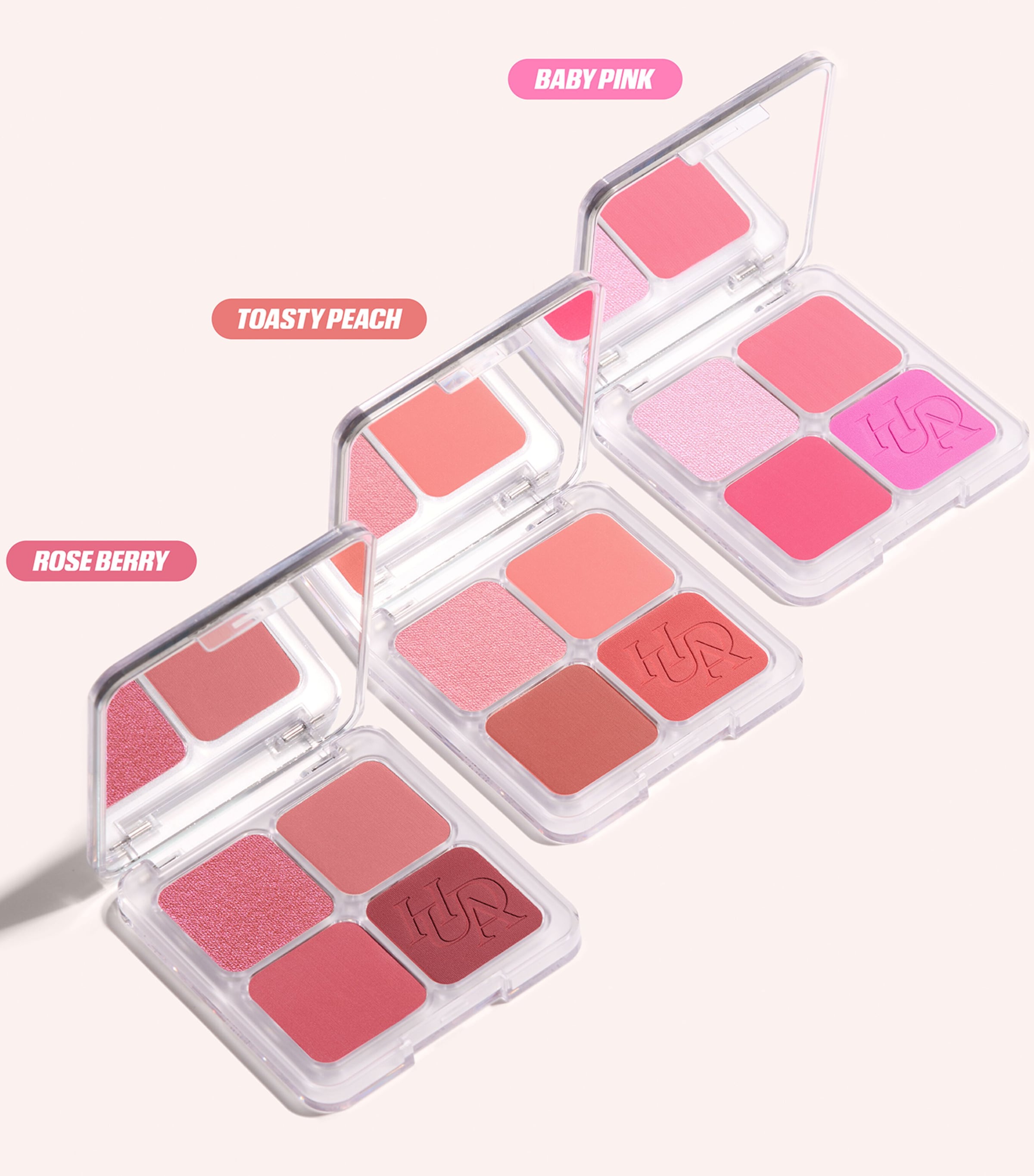 Huda Beauty Blush Filter Blurring Blushlighters Palette - Toasty Pink Toasty Peach Image 4