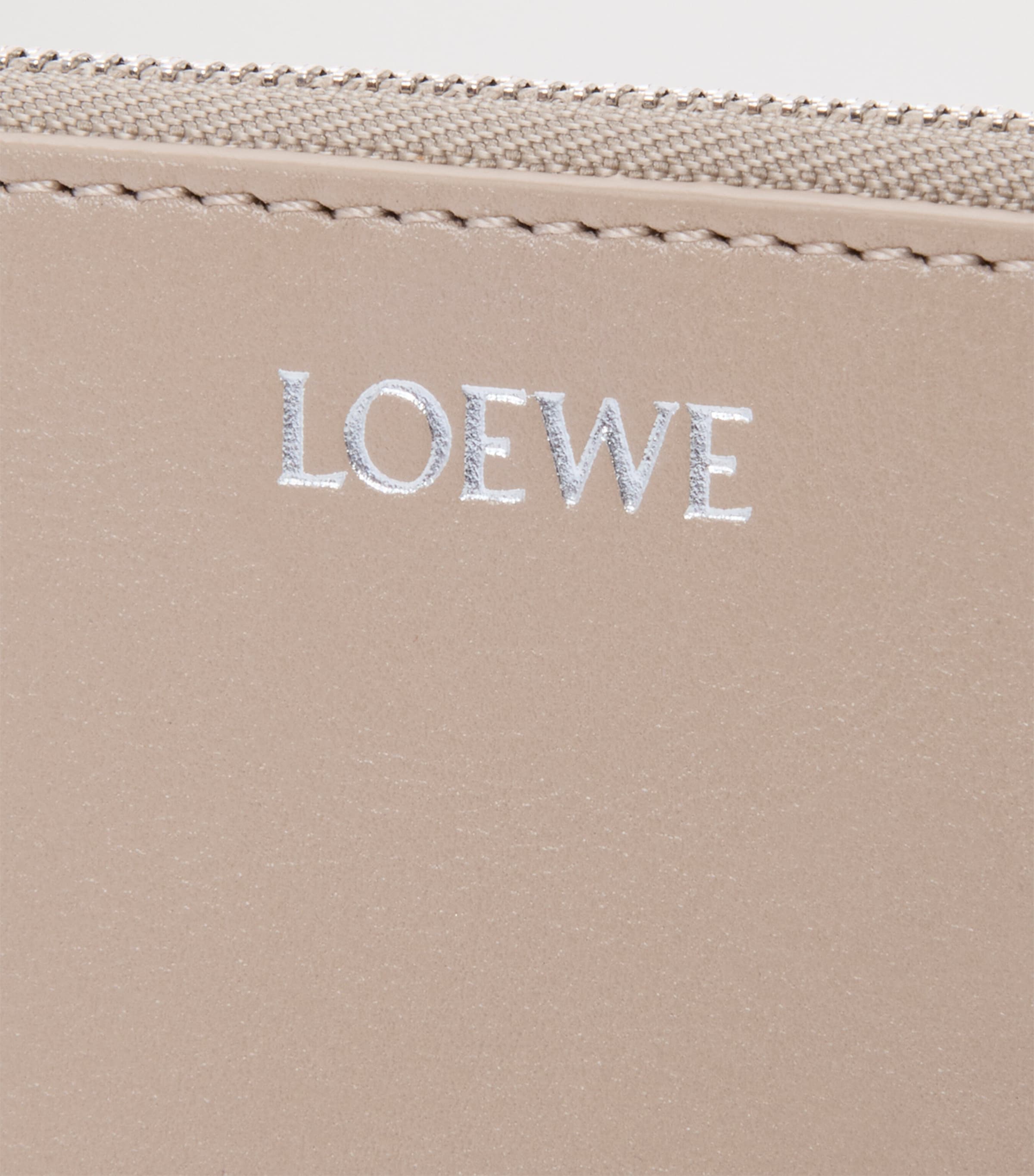 Leather Knot Card Holder CLAY/PLUM Image 4