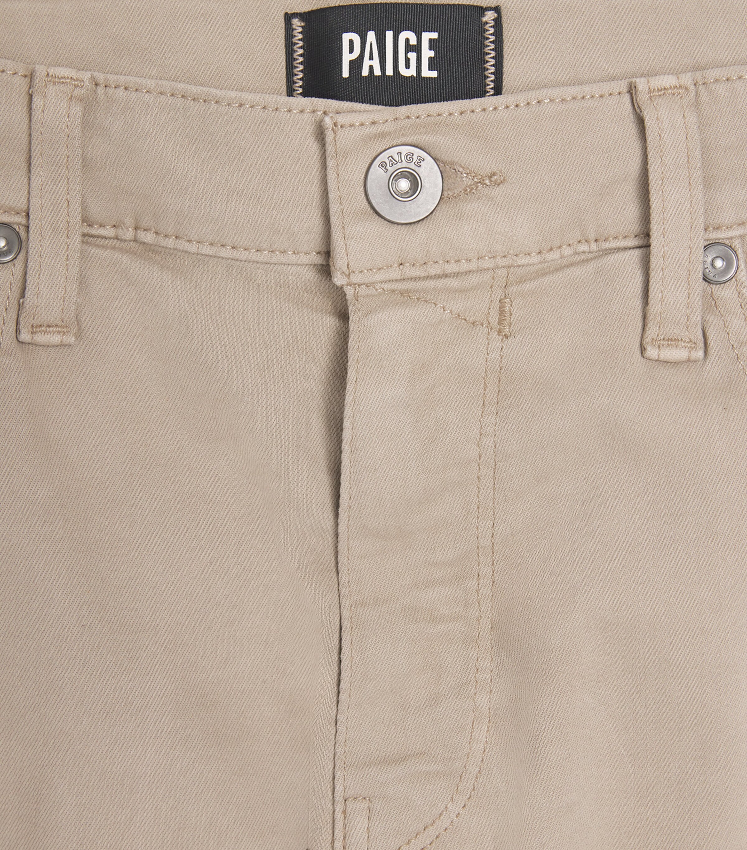 PAIGE Mens Federal Slim Jeans Toasted Almond Image 6