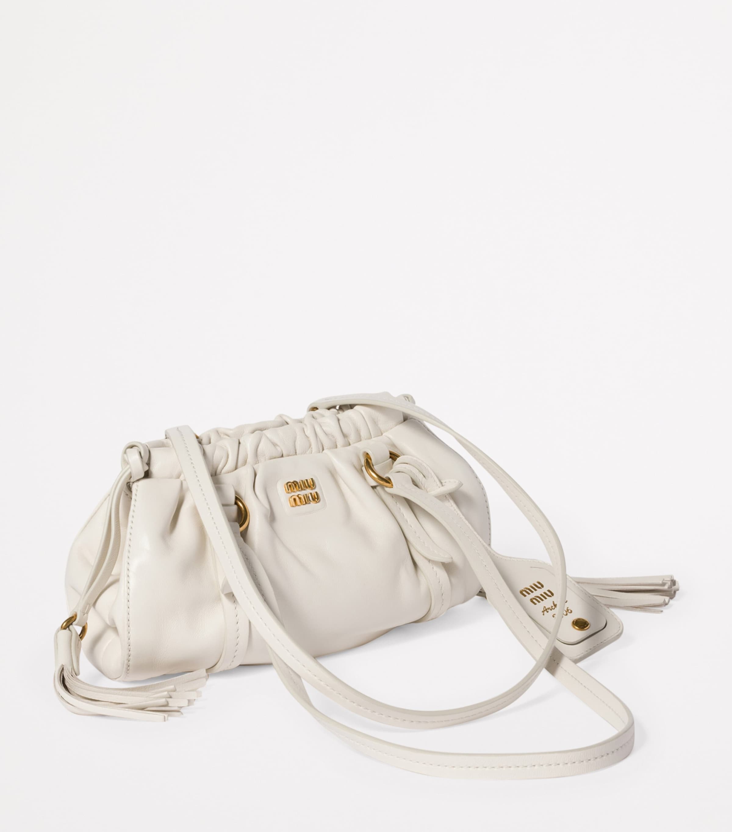 Miu Miu Mini Leather Joie Shoulder Bag - Shoulder Bags