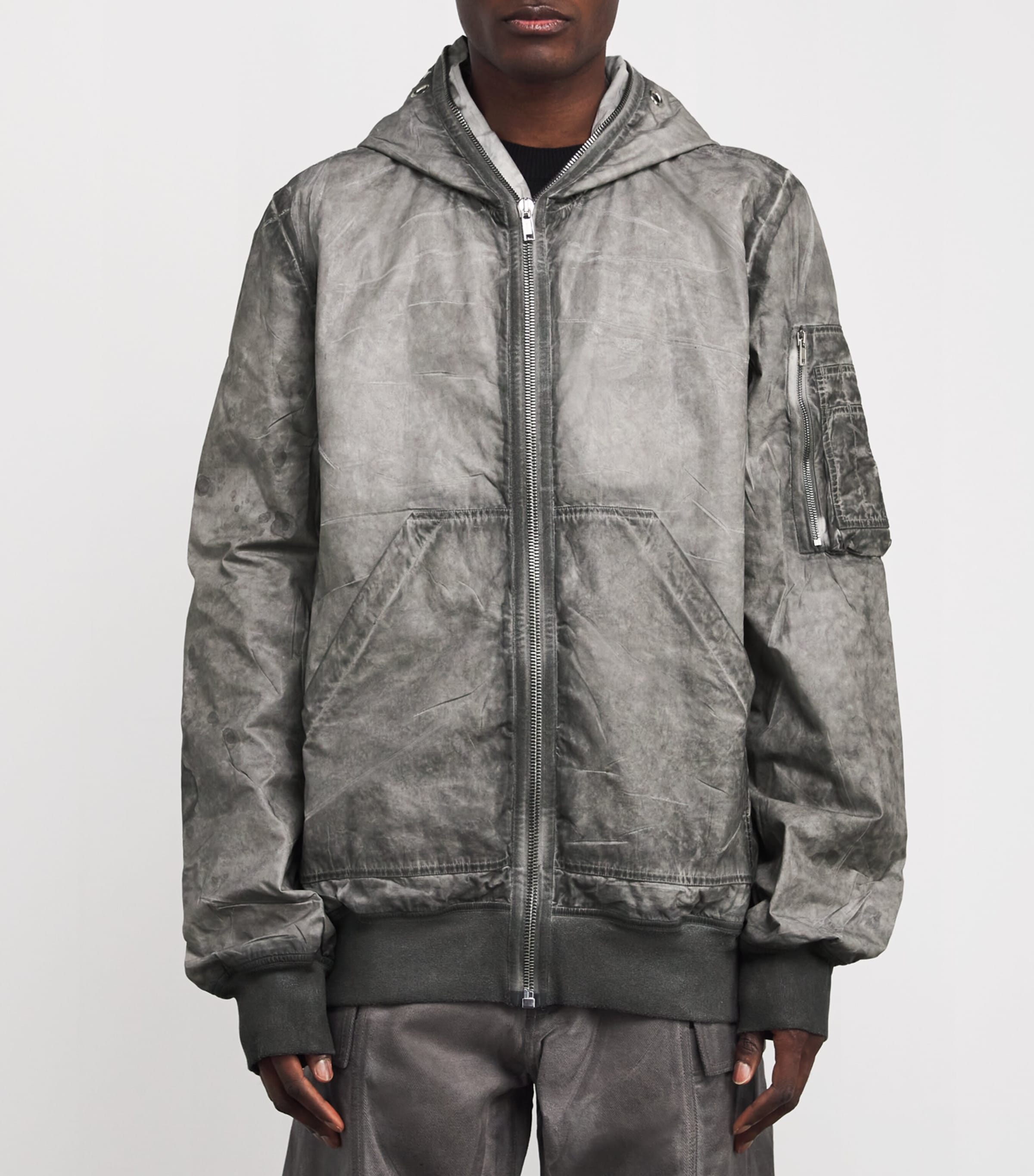 Rick Owens Brown DRKSHDW Cotton Gimp Flight Bomber Jacket | Harrods US