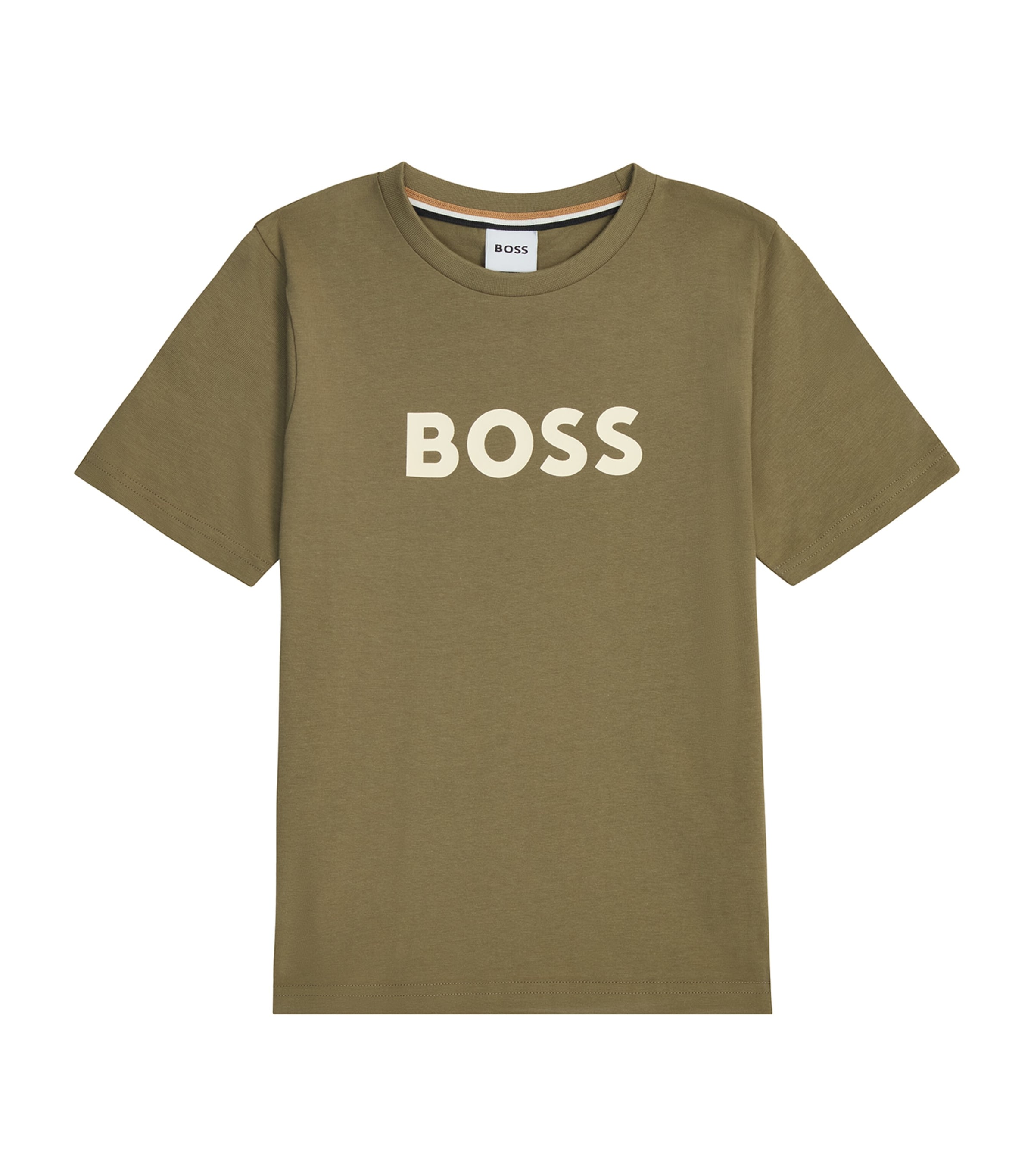 Bosswear Cotton Logo T-shirt In Brown