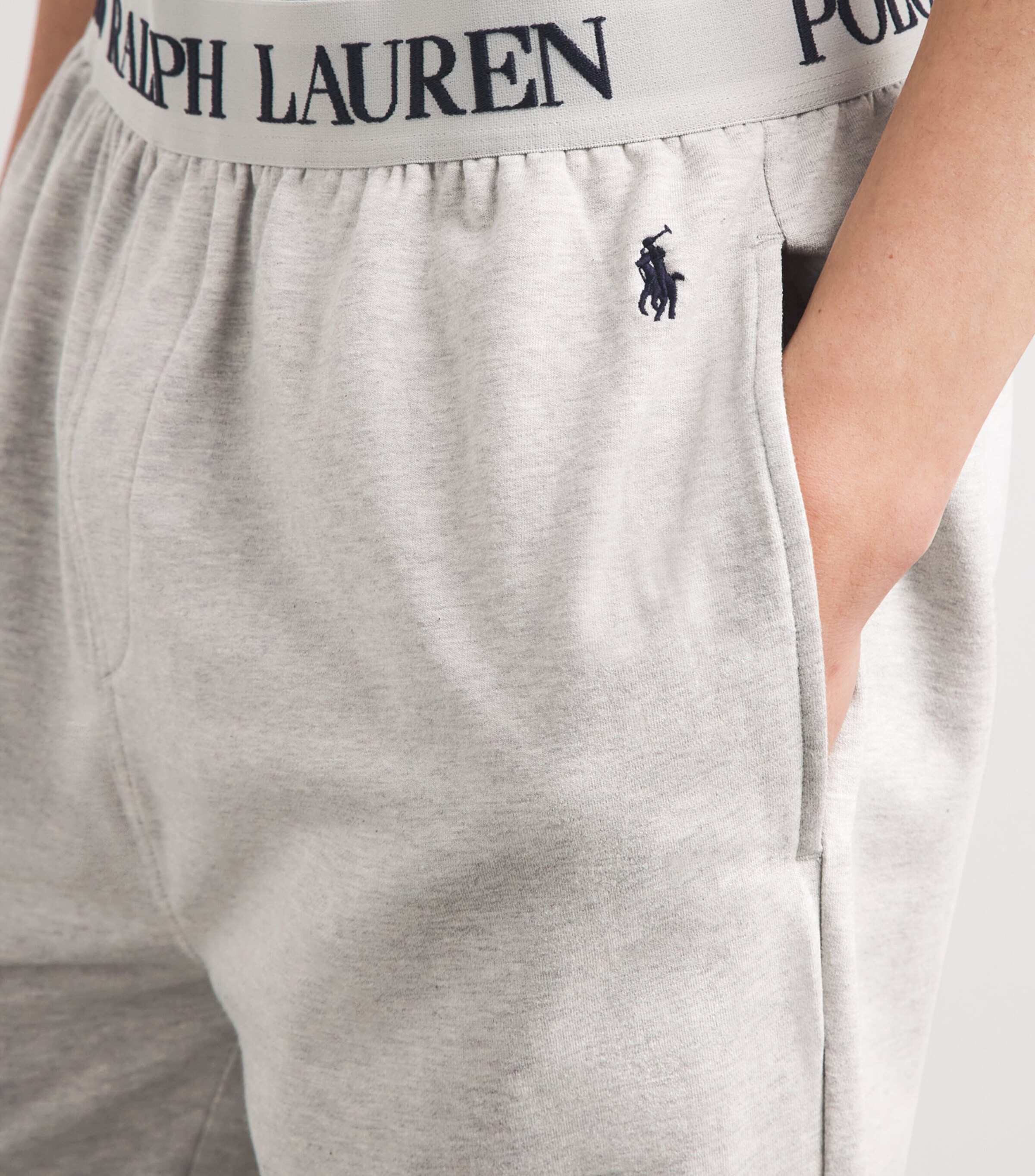 Polo Ralph Lauren Mens Cotton-Blend Lounge Sweatpants Taylor Heather Image 3
