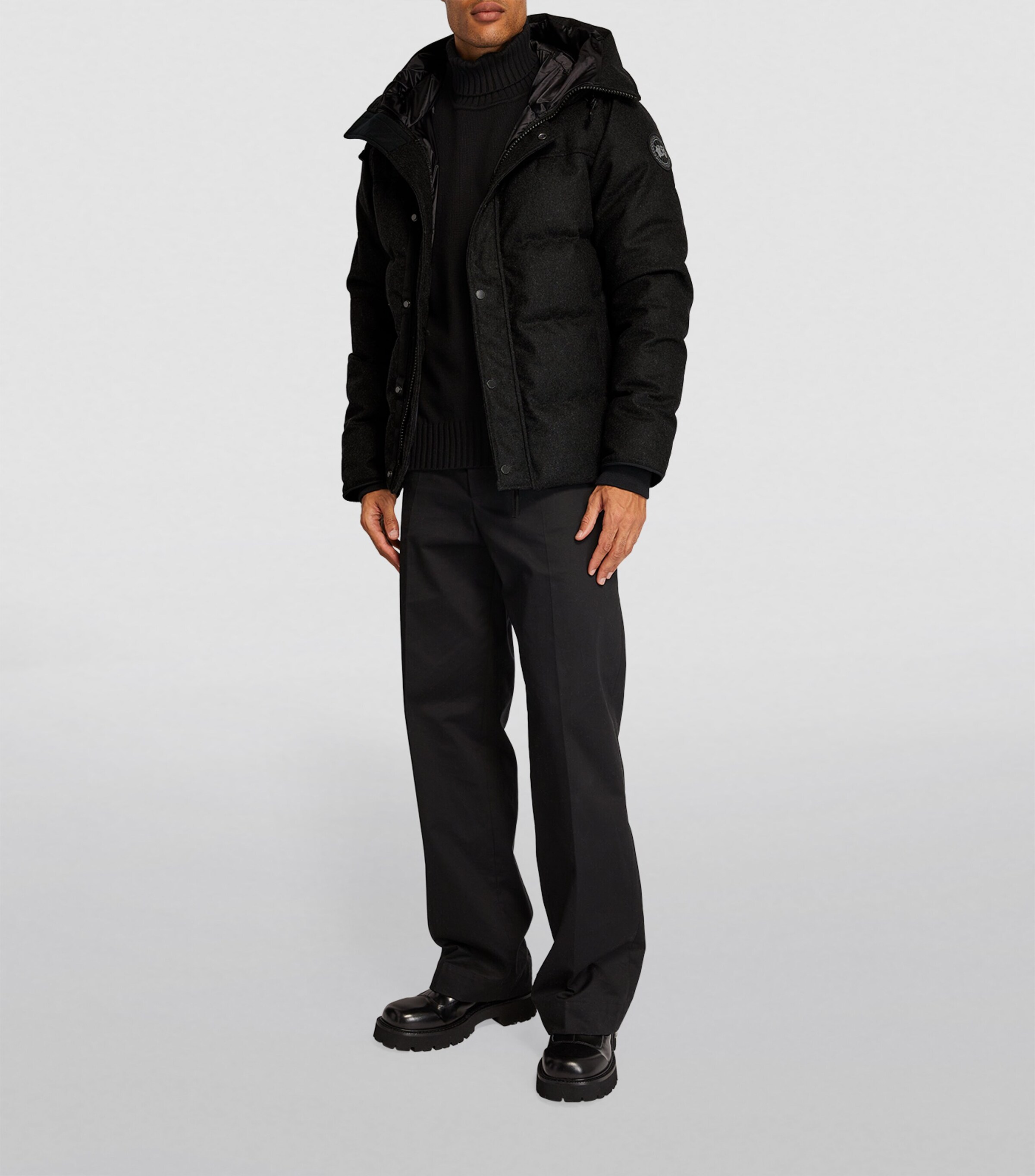 Lawrence Hooded Puffer Jacket 61/BLACK Image 5