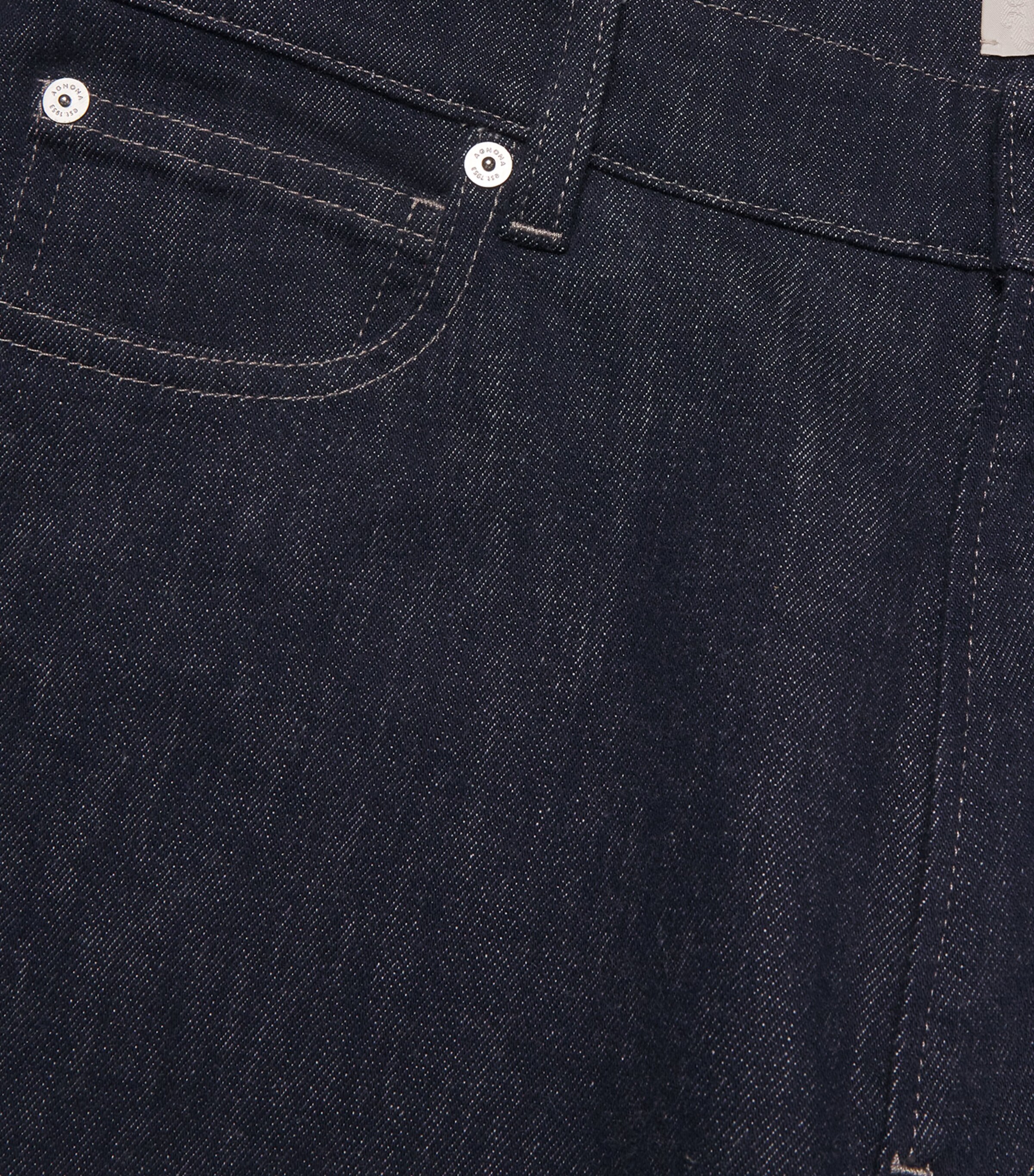 Agnona Mens Cotton-Wool Slim Jeans Blue Night Image 5