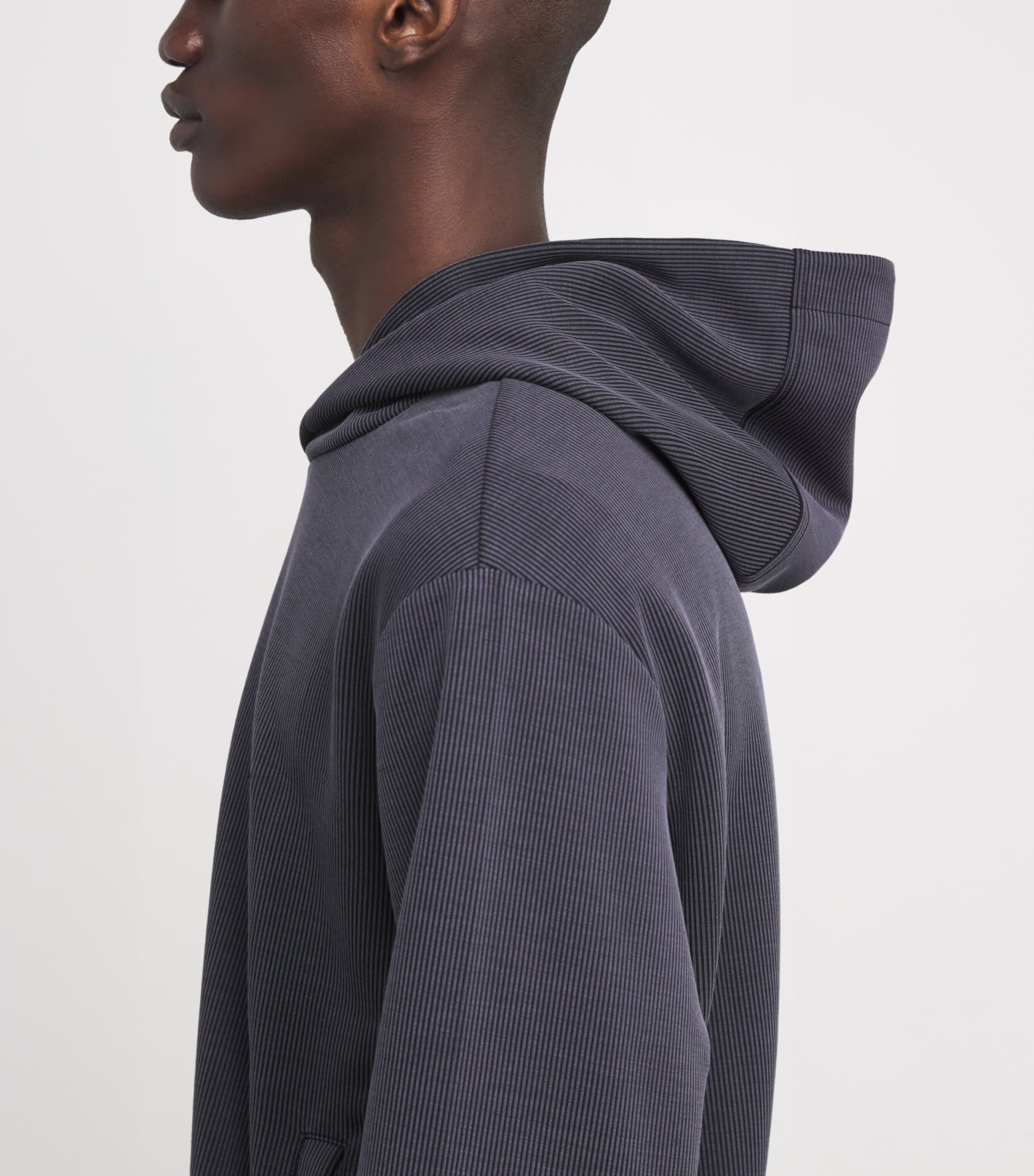 Stripe Logo Hoodie U8136 Image 6