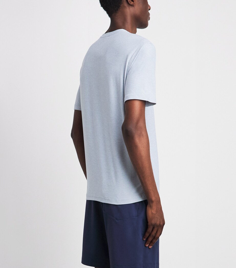 VUORI Mens Strato Tech T-Shirt Bdh Blue Dusk He Image 5