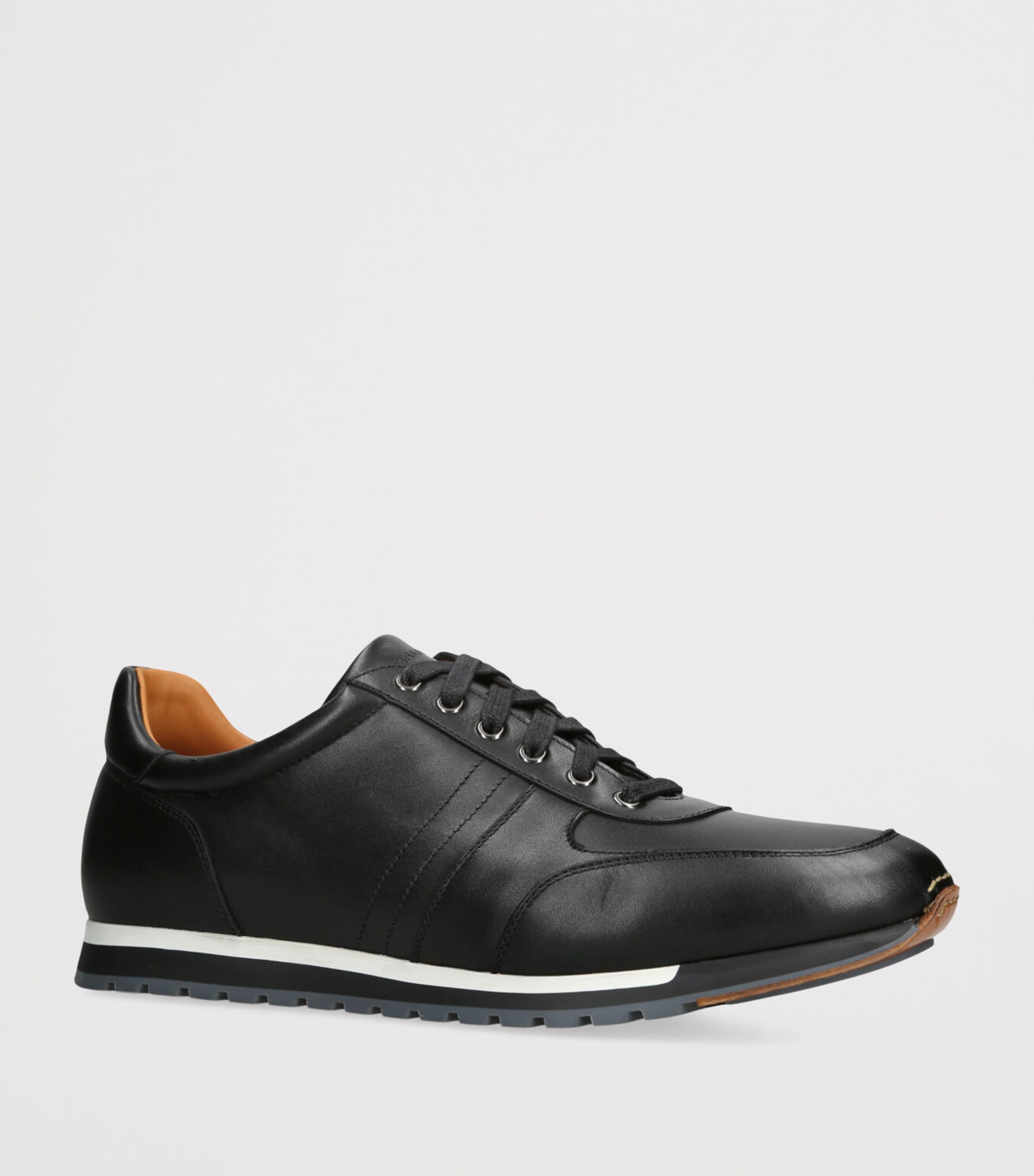 Leather Zubiri Sneakers BLACK Image 3