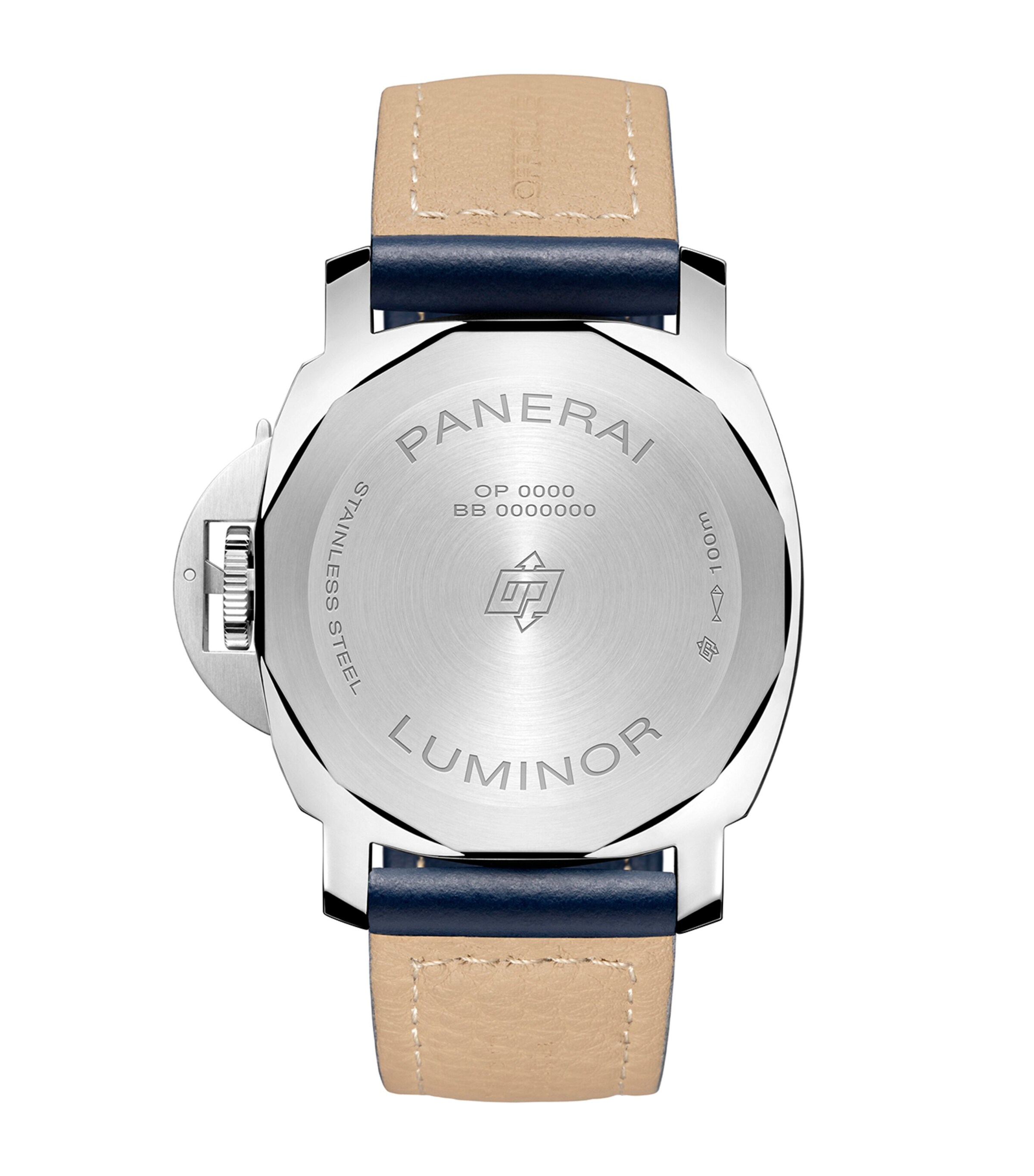 Panerai Stainless Steel Luminor Watch 44mm Blue Image 7