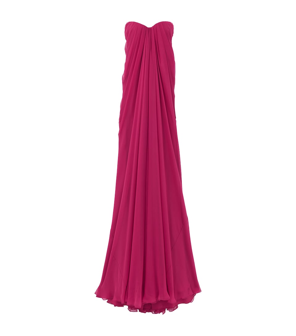 Silk Draped Gown