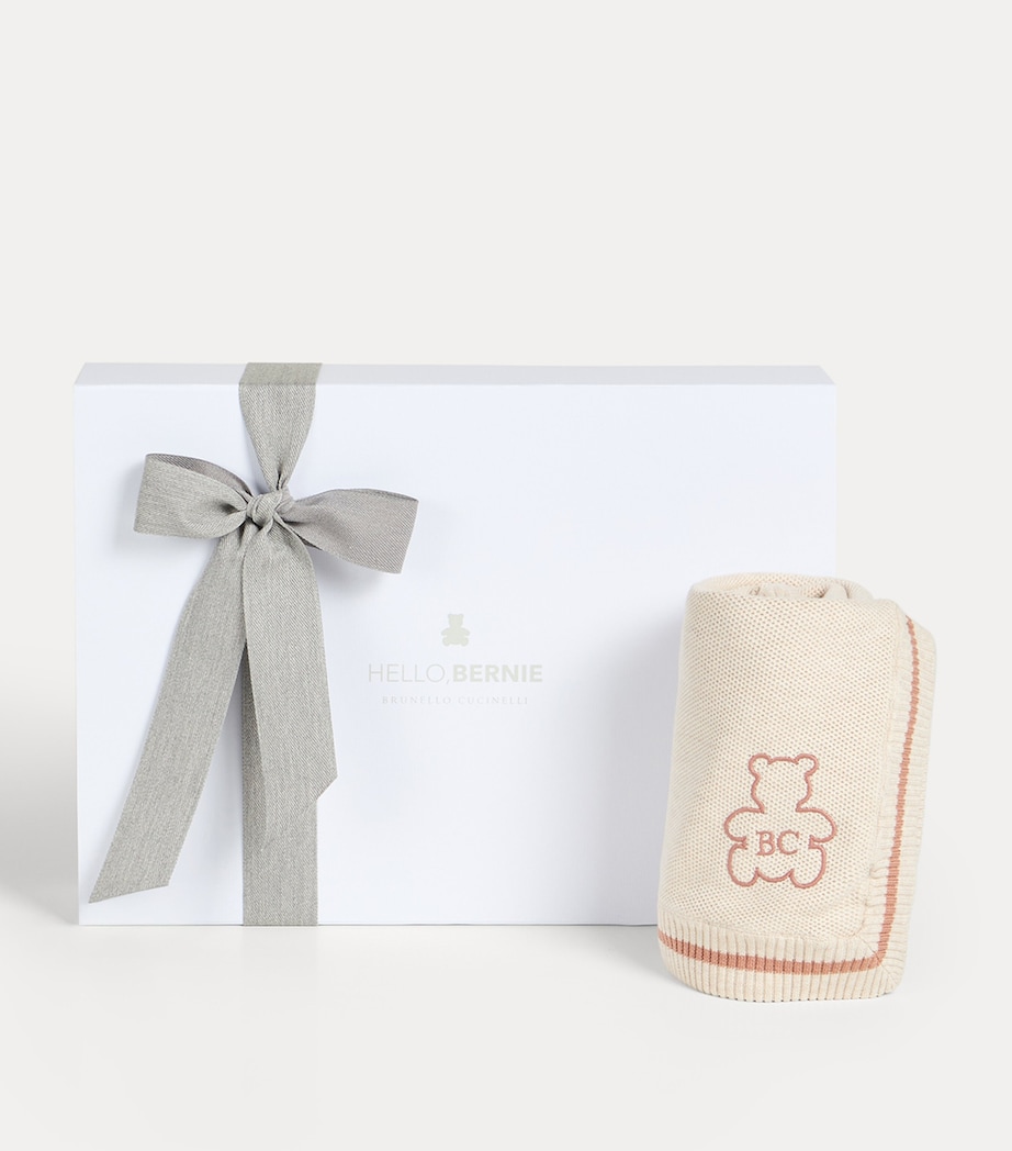 Brunello Cucinelli Kids Cotton Blanket Image 2