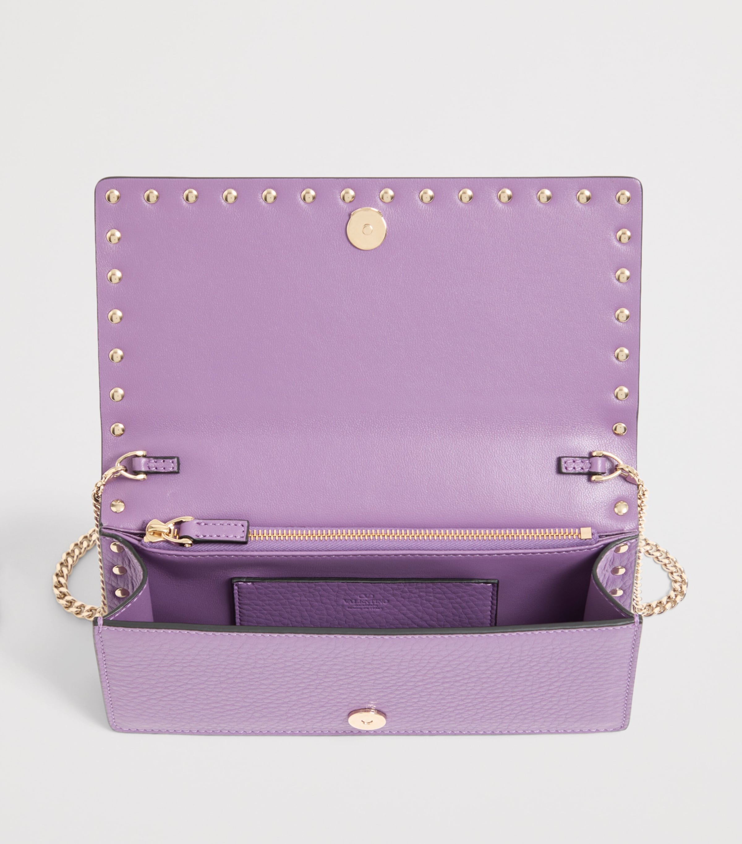Valentino Garavani Leather Rockstud Wallet Image 5