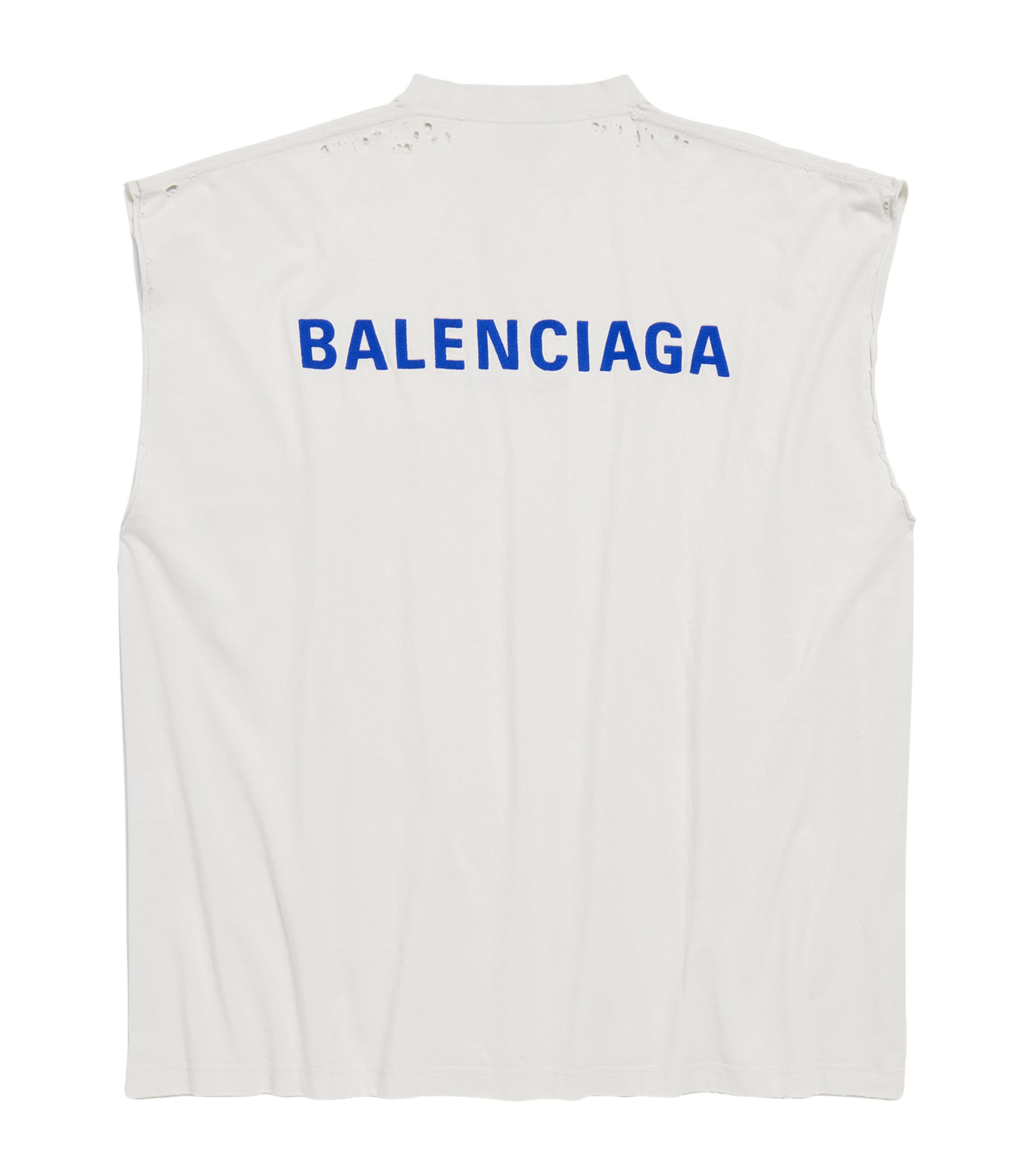 Balenciaga Gold Sleeveless T-Shirt | Harrods US