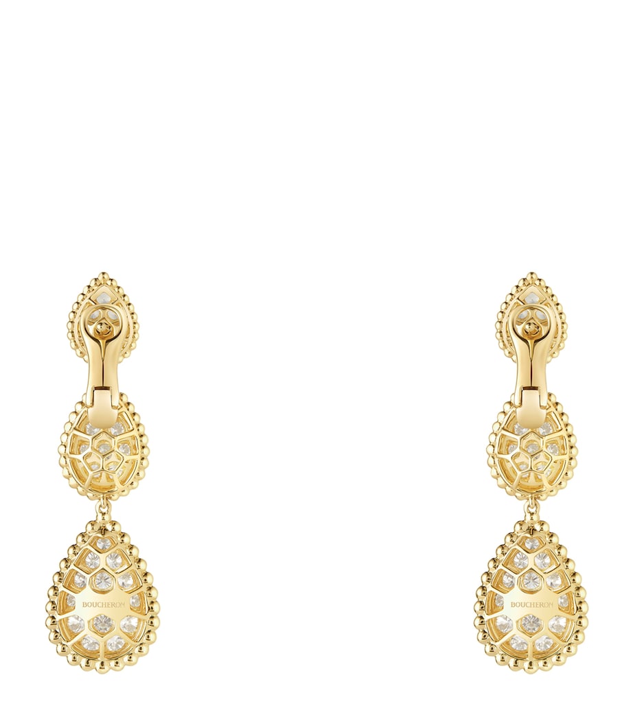 Yellow Gold Serpent Bohème Pendant Earrings GOLD Image 3