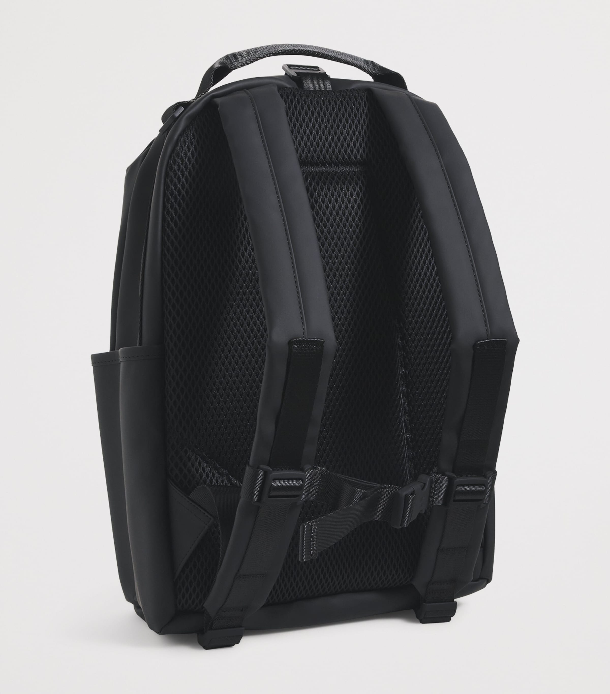 Rains Black Waterproof Clip Front Backpack | Harrods US