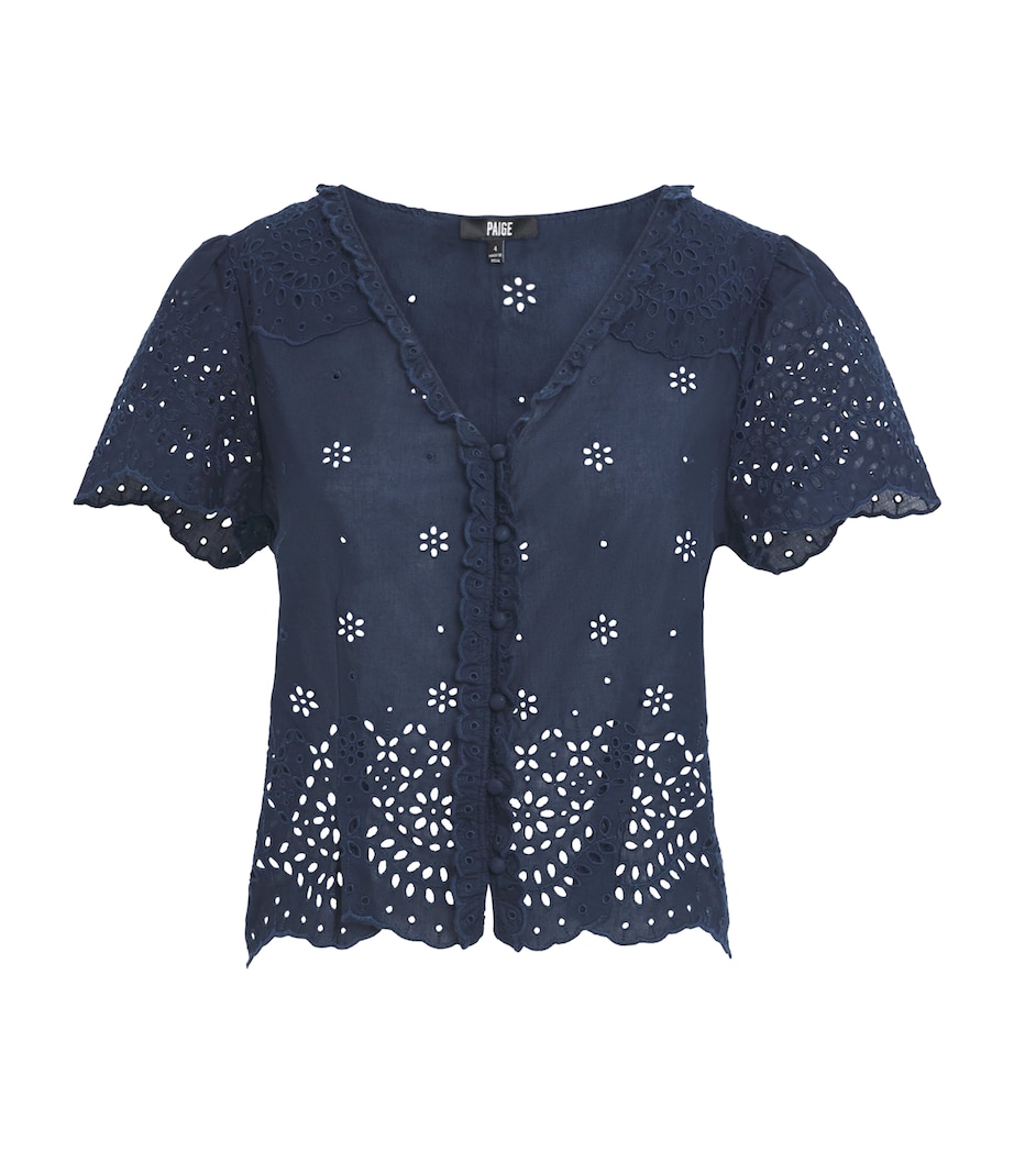 Cotton Quinta Top NAVY Image 1