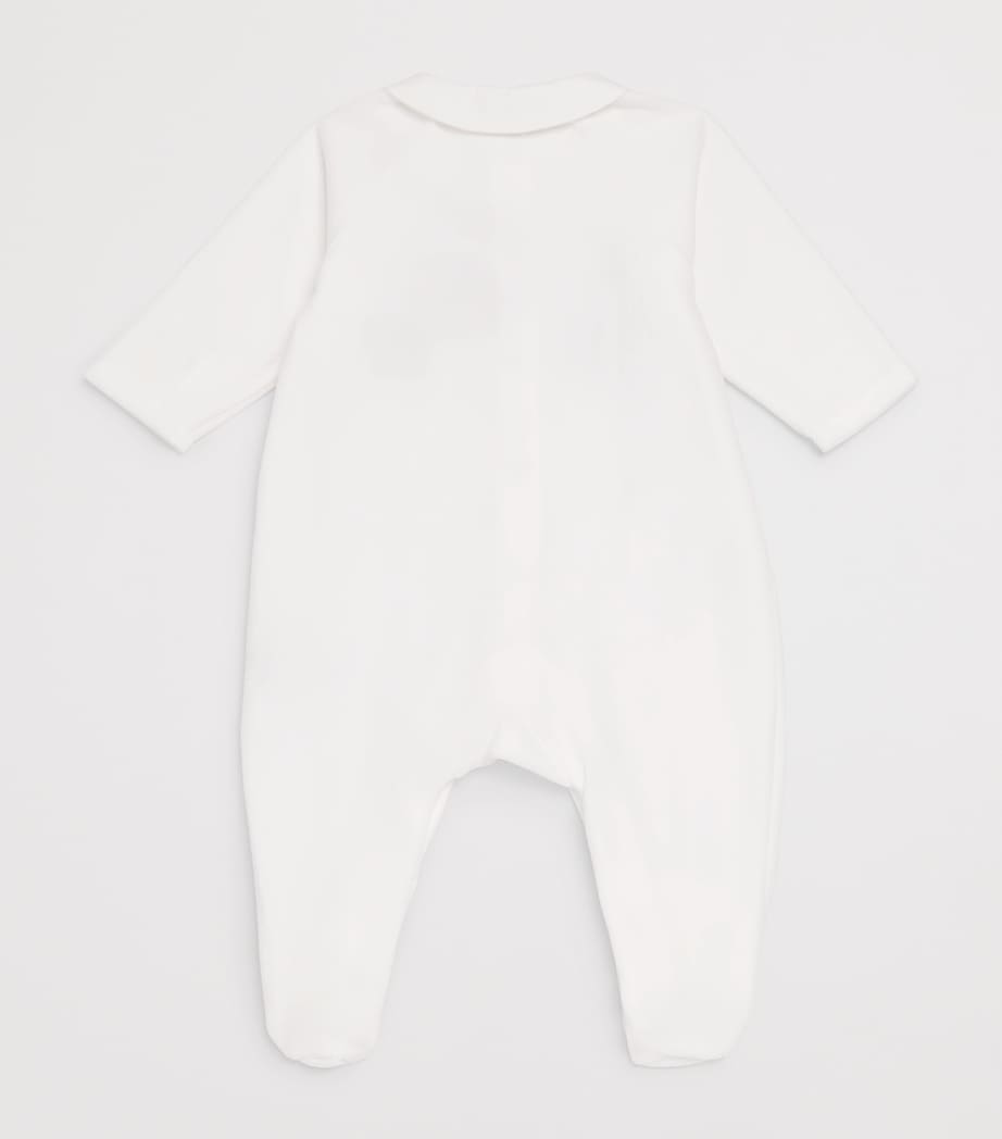 Velvet Embroidered Alphabet All-in-One (Newborn-2 Years) 13NACRE Image 2