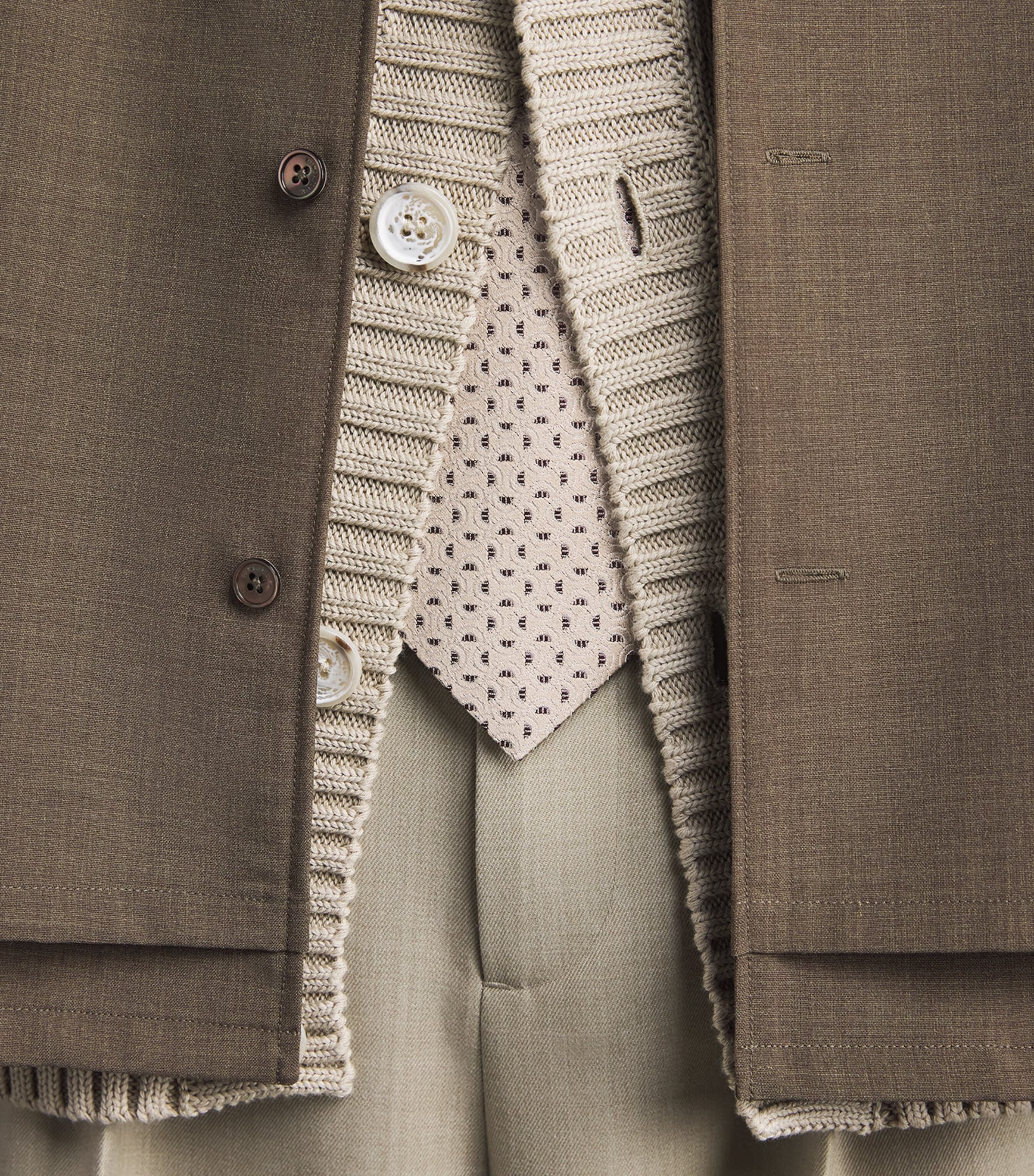 Emporio Armani Silk Wave Jacquard Tie Image 3