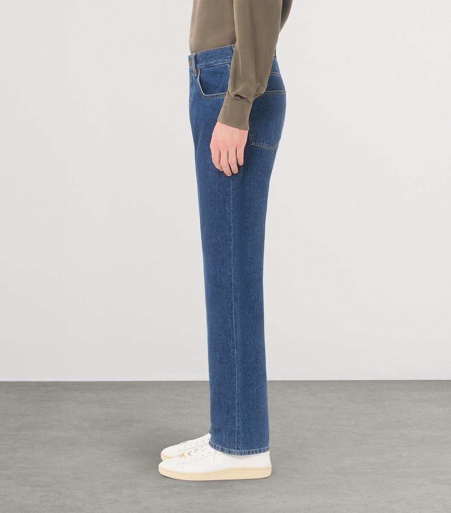 Valentino Mens VGold Straight Jeans Image 4