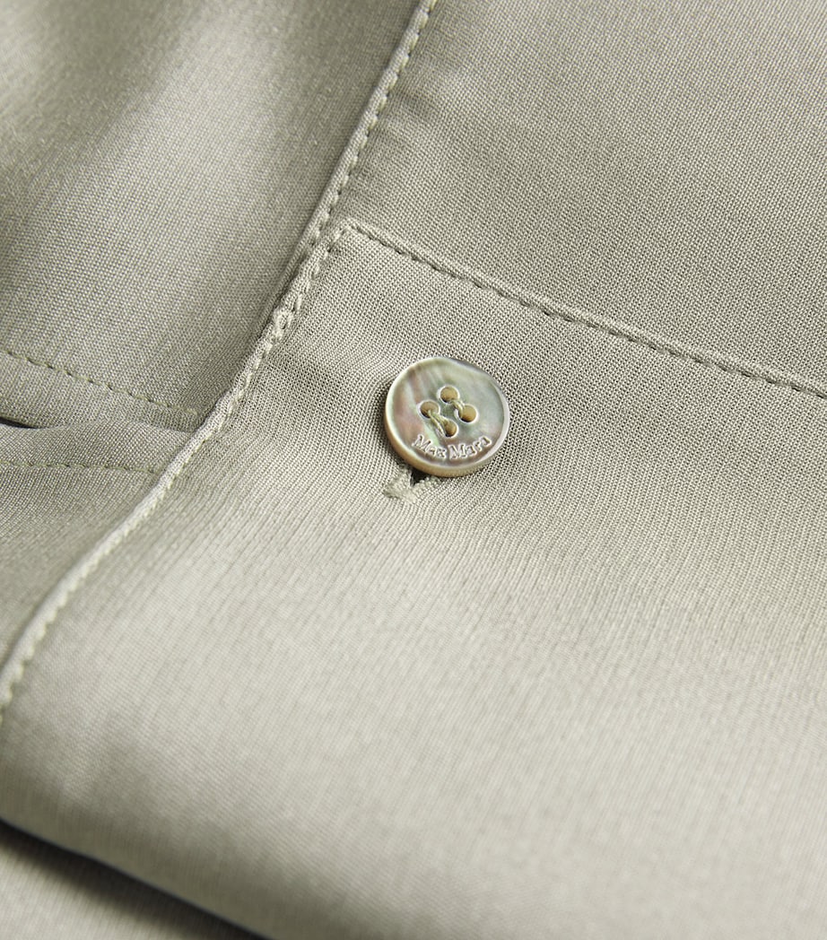 Stretch-Silk Shirt SAGE GREEN Image 5