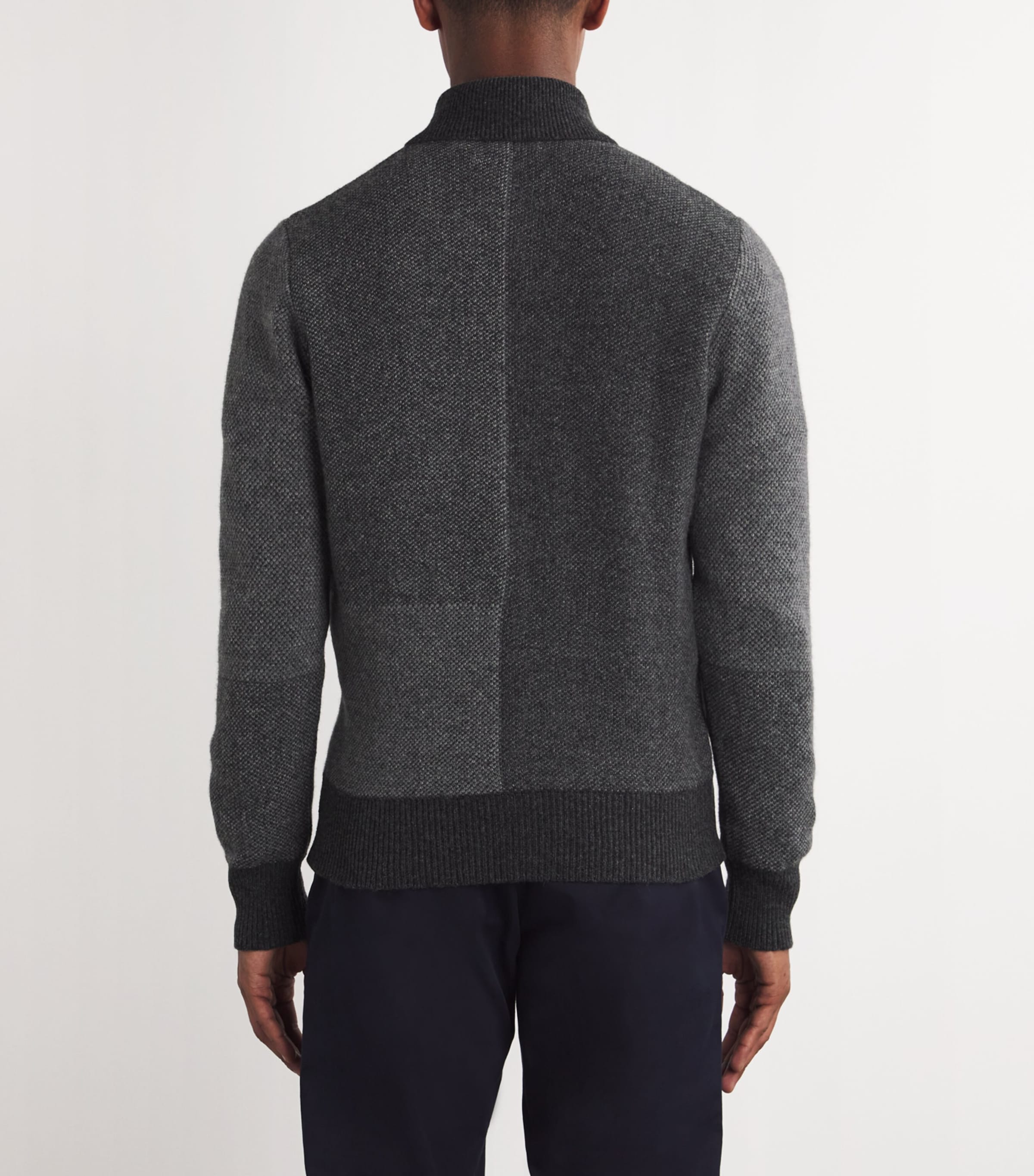 Wool Britten Cardigan GREY Image 4