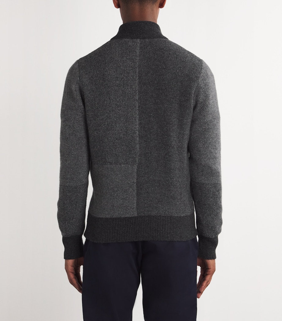 Wool Britten Cardigan GREY Image 4